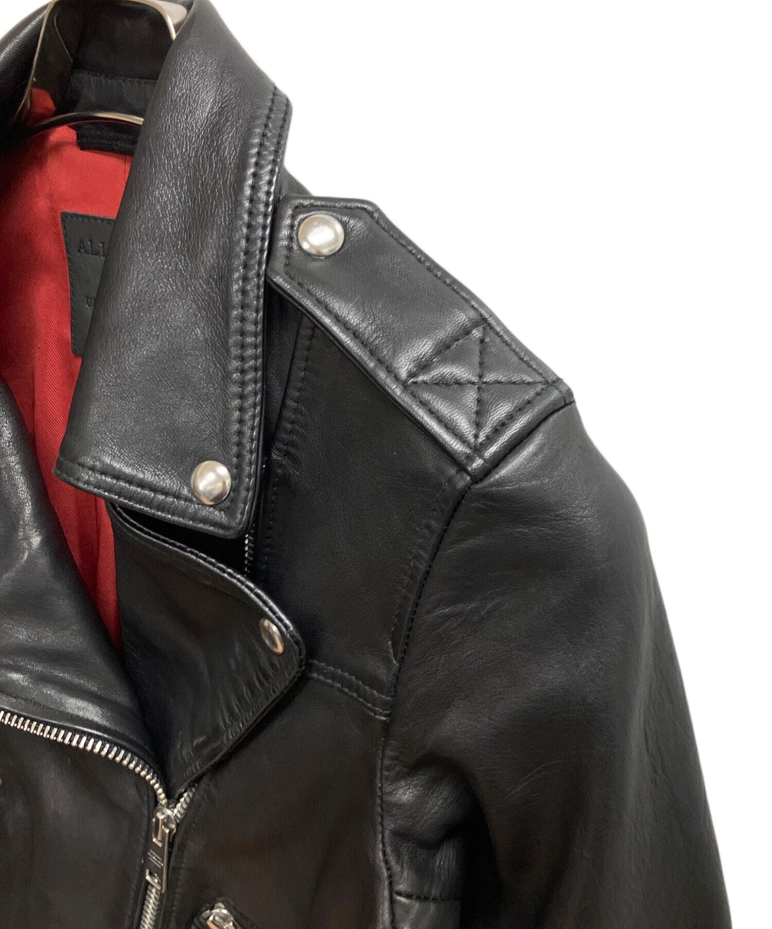 ALLSAINTS 黒 レザー ライダースジャケット 【USED】 中古・古着通販】ALL SAINTS (オールセインツ) ライダースジャケット