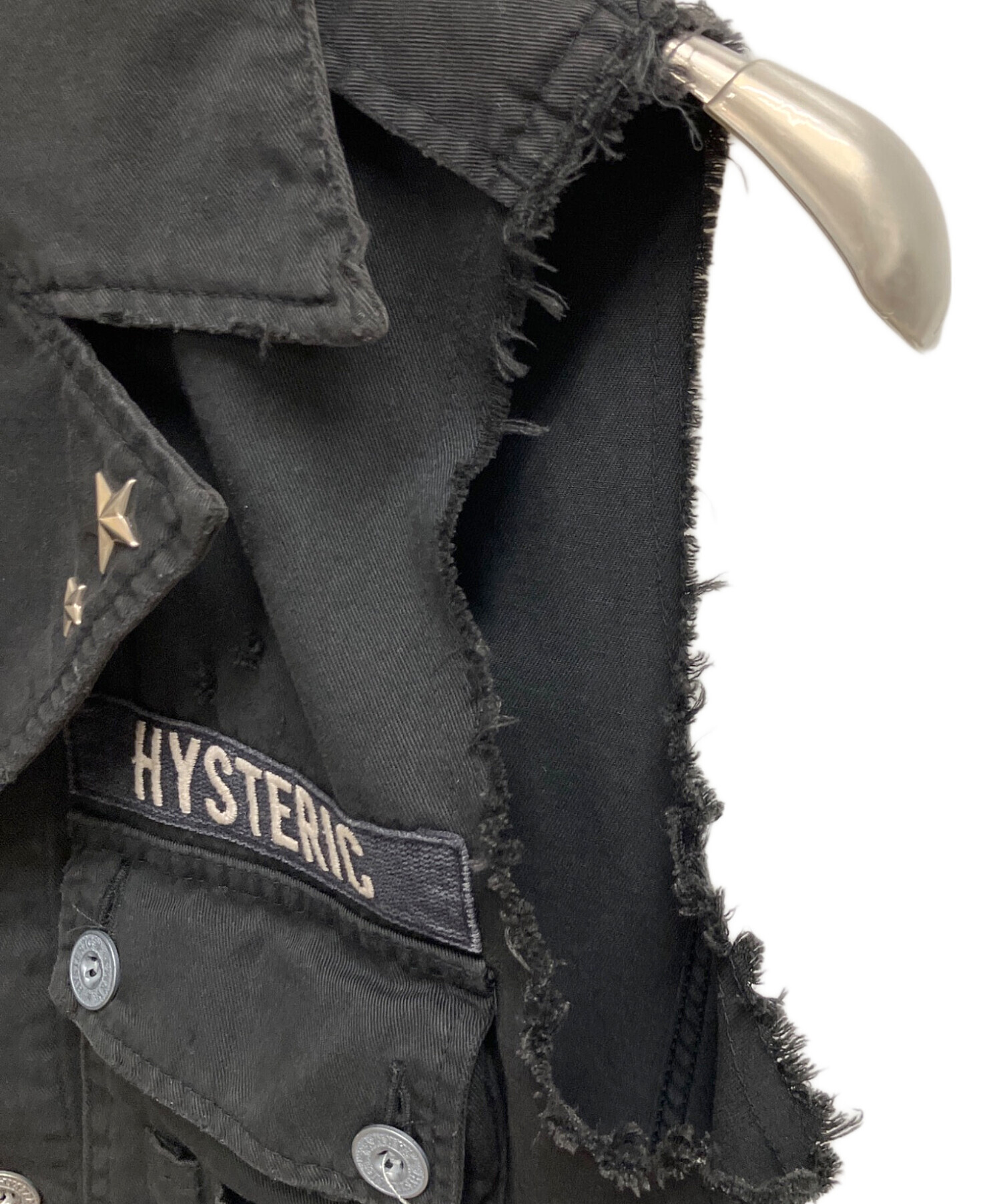 80s　ヒステリックグラマー　ヒスママタグ　スカルデザイン　ミリタリーベスト 中古・古着通販】Hysteric Glamour (ヒステリックグラマー) ミリタリー