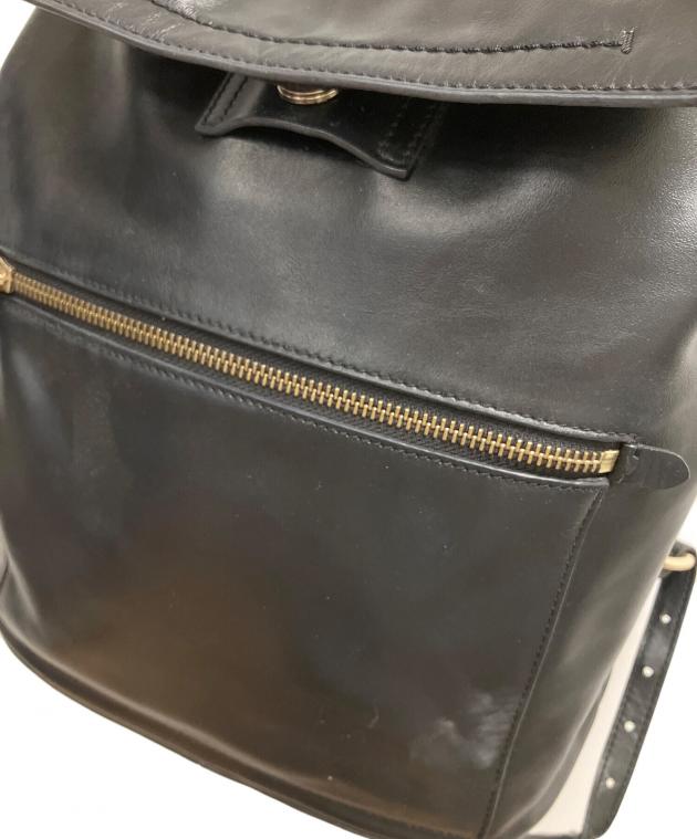 中古・古着通販】COLE HAAN (コールハーン) レザーリュック ブラック