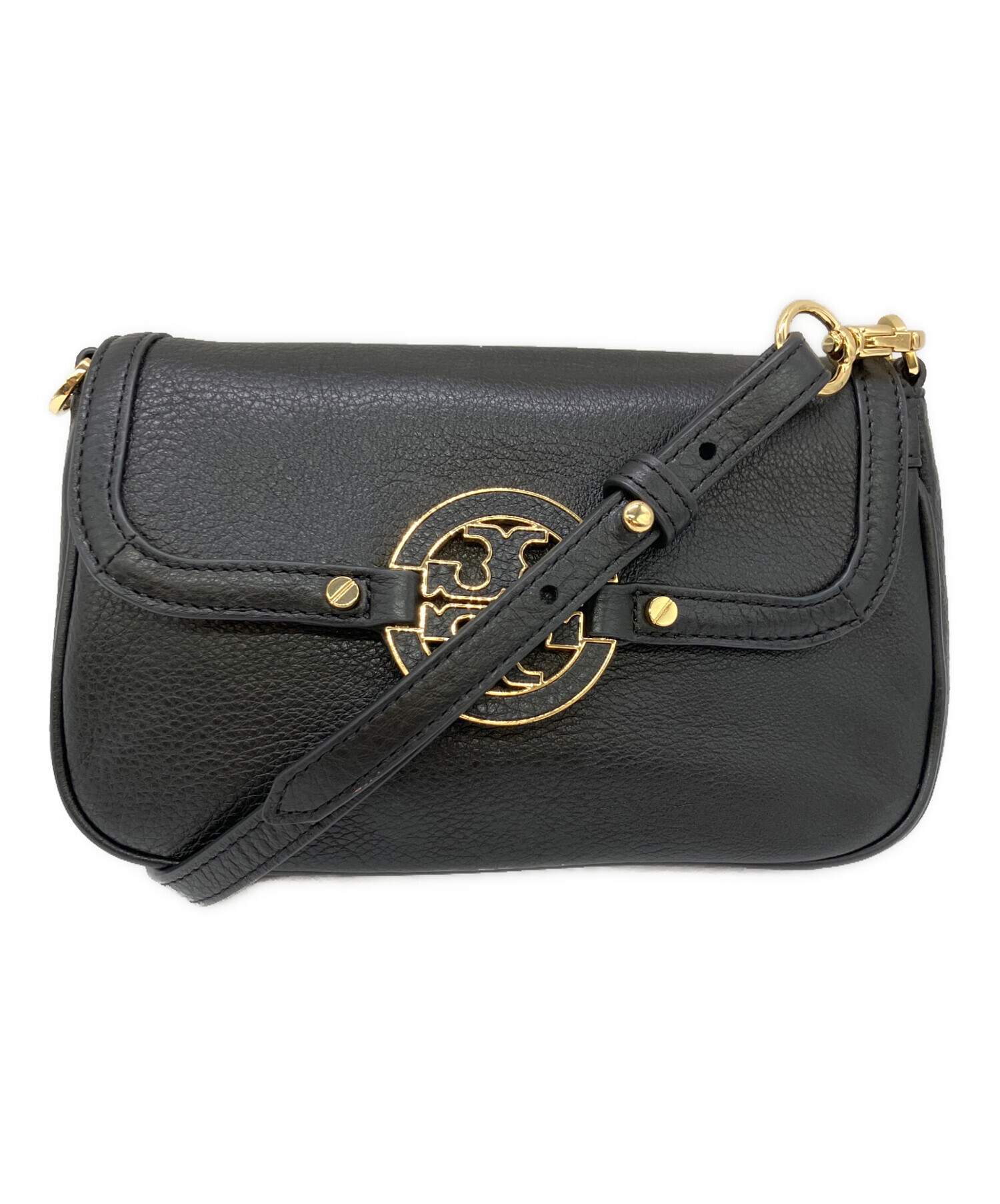 トリーバーチ　ショルダーバッグ　Ｔｏｒｙ　Ｂｕｒｃｈ　ブラック　中古 中古・古着通販】TORY BURCH (トリーバーチ) ショルダーバッグ
