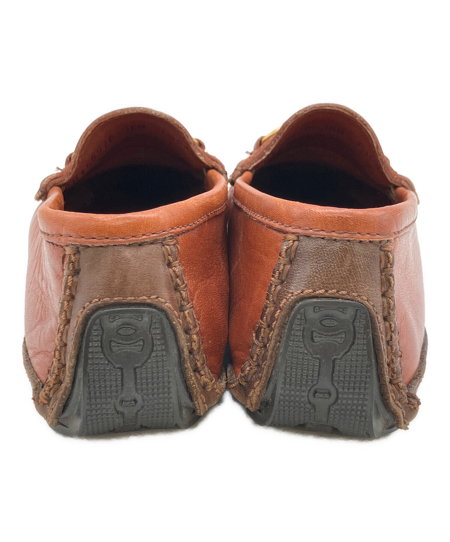 中古・古着通販】GUCCI (グッチ) ビットローファー ブラウン サイズ