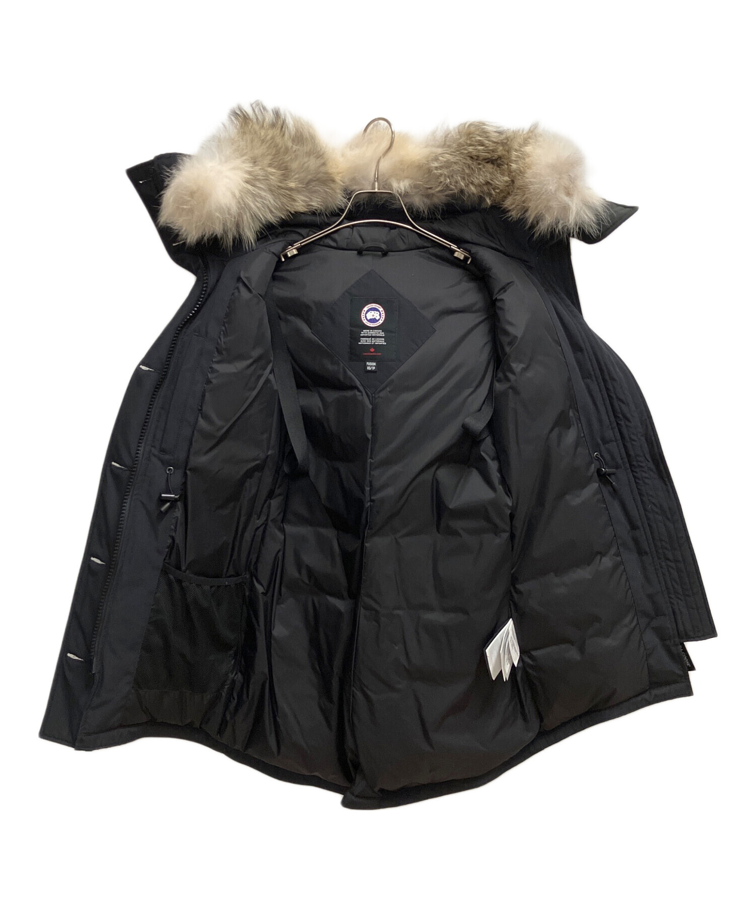 中古・古着通販】CANADA GOOSE (カナダグース) ダウンコート ブラック