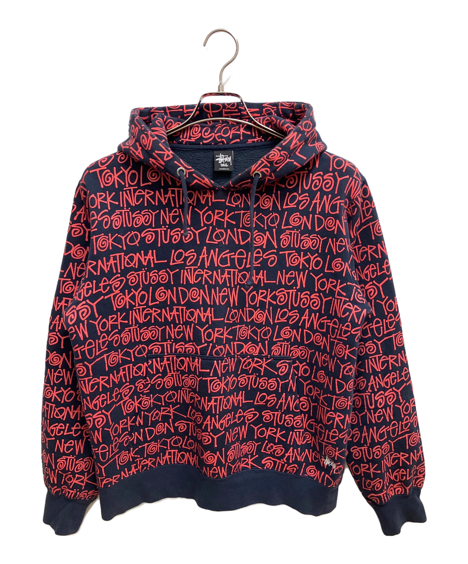 中古・古着通販】stussy (ステューシー) ワールドツアーロゴパーカー