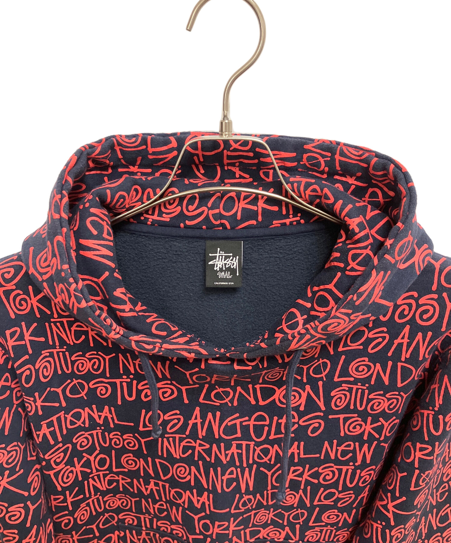 中古・古着通販】stussy (ステューシー) ワールドツアーロゴパーカー