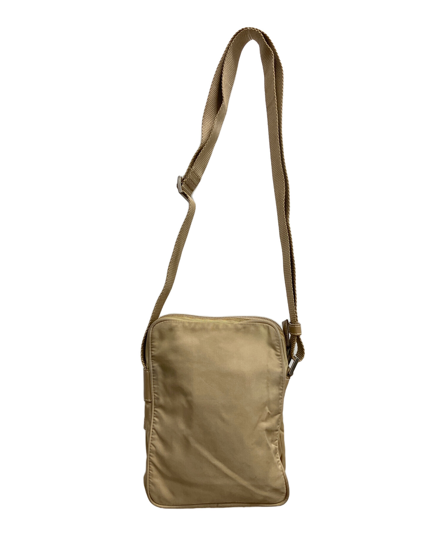 PRADA ショルダーバッグ ベージュ PRADA 刺繍ショルダーバッグ ベージュ