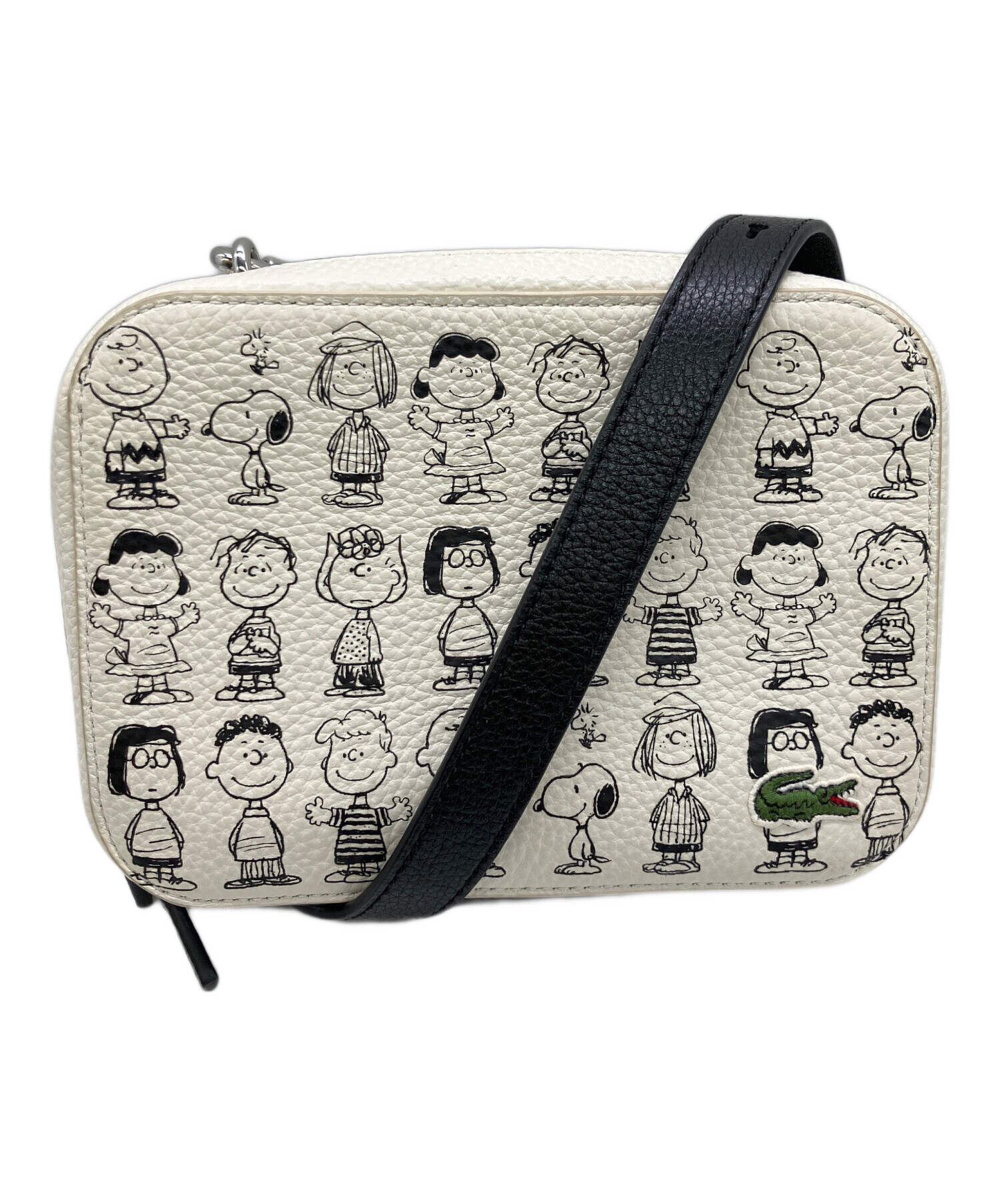 LACOSTE×PEANUTS スヌーピー ショルダーバッグ ラコステ コラボ⭐︎ 中古・古着通販】LACOSTE (ラコステ) PEANUTS (ピーナッツ) プリント