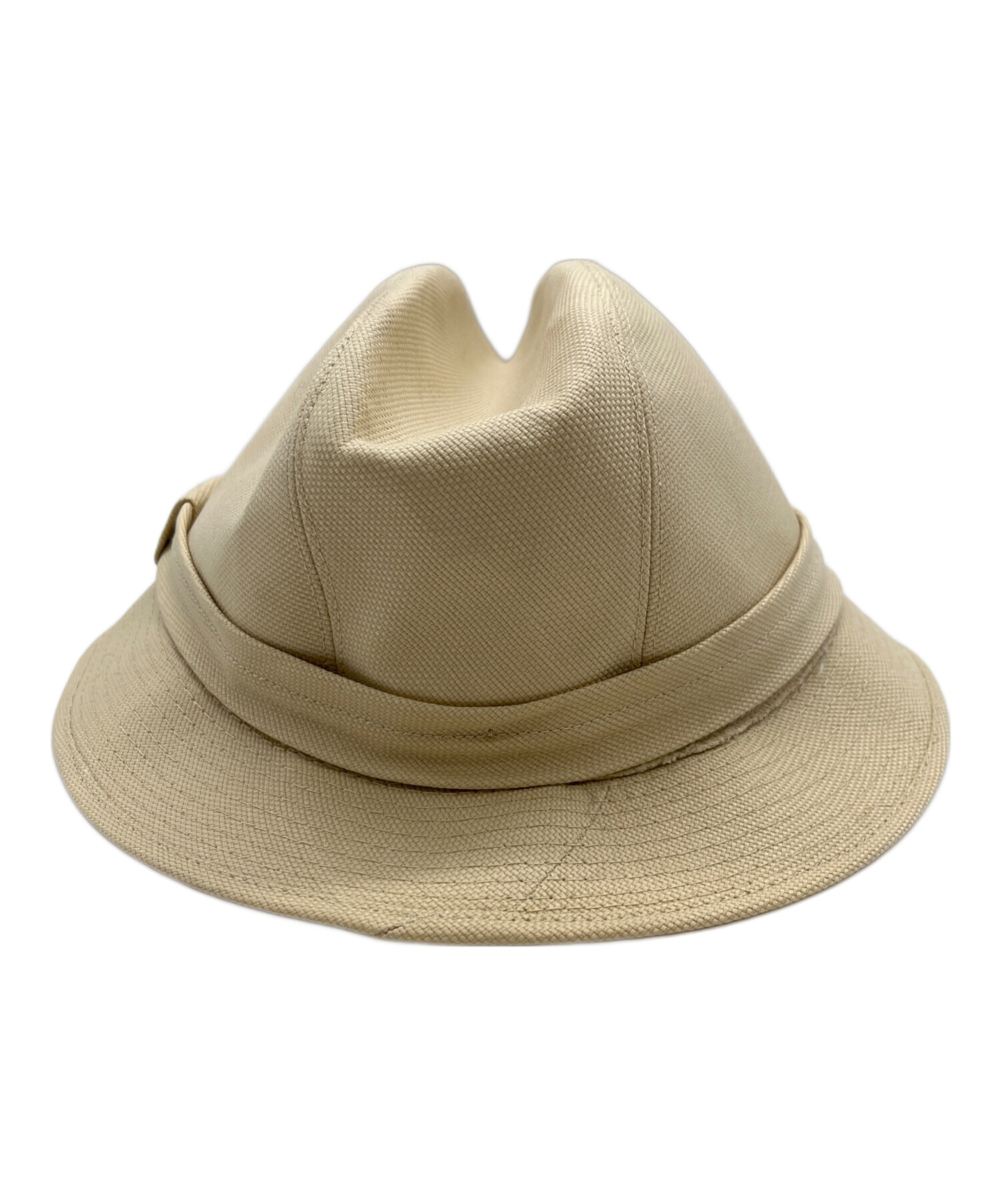 中古・古着通販】MONCLER (モンクレール) ハット ベージュ サイズ:SIZE