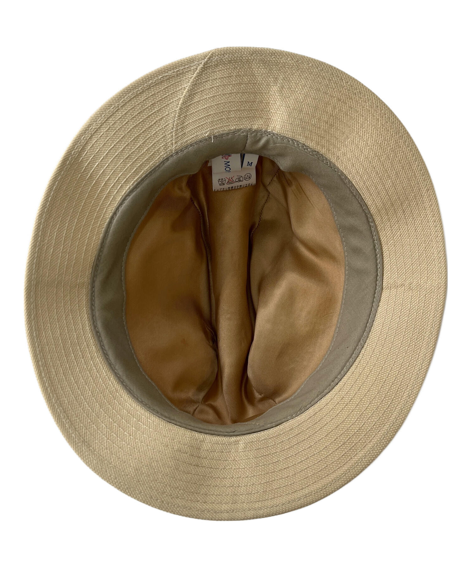 中古・古着通販】MONCLER (モンクレール) ハット ベージュ サイズ:SIZE