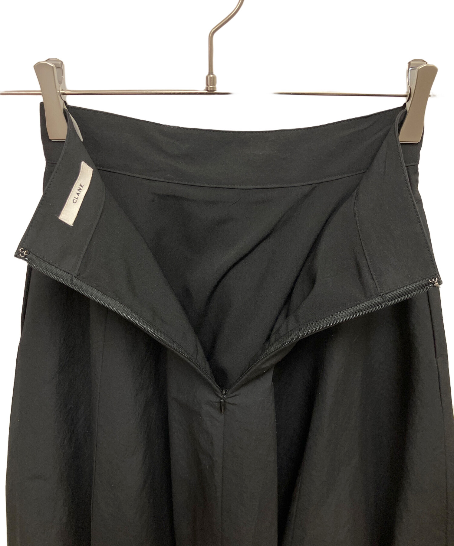 CLANEブラックサイズ0 中古・古着通販】CLANE (クラネ) スカート ブラック サイズ:SIZE 0