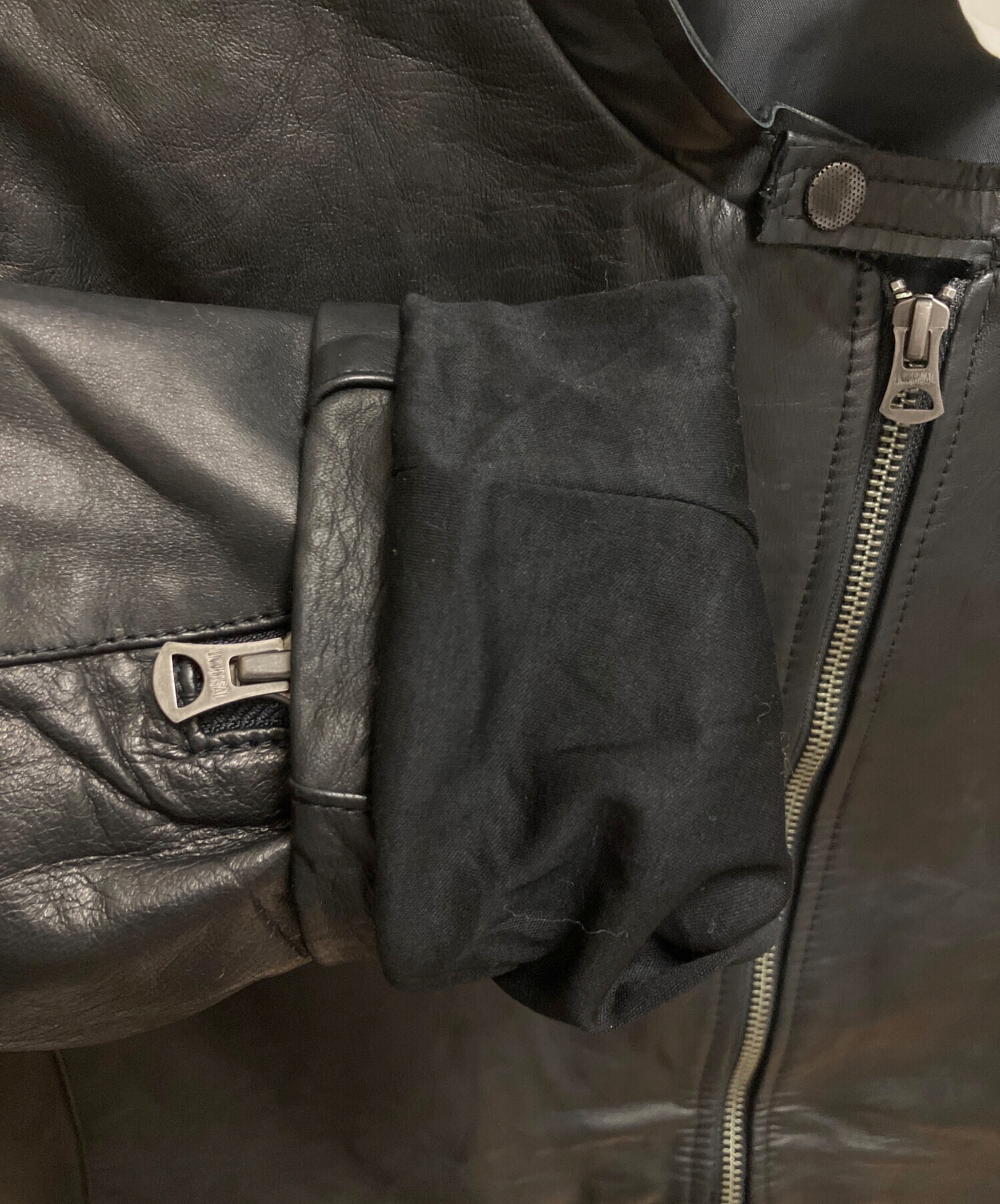 中古・古着通販】Shama (シャマ) レザージャケット ブラック サイズ