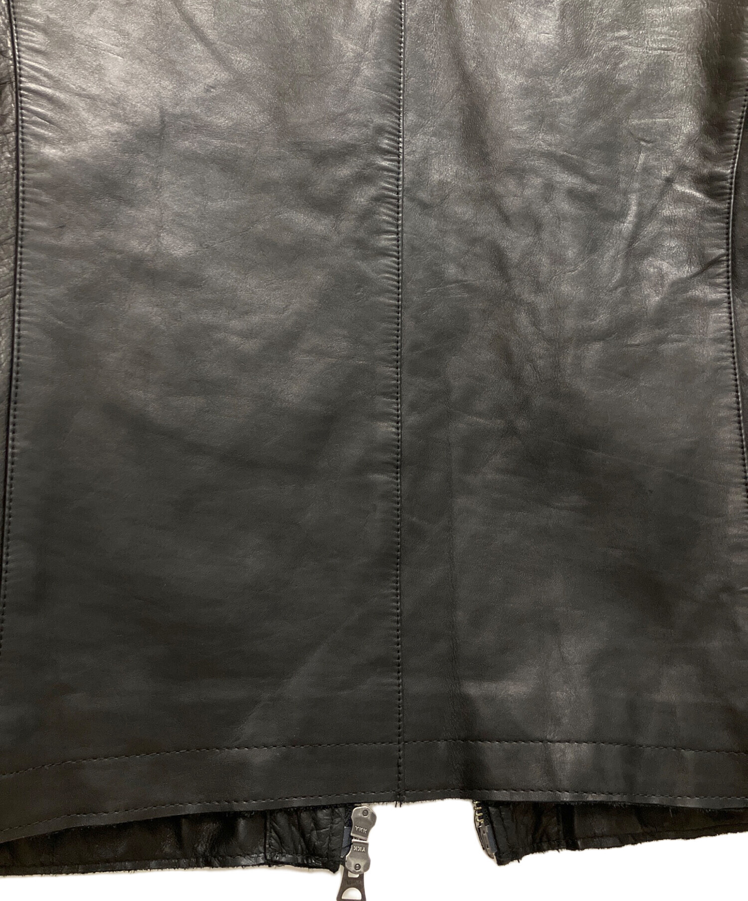 中古・古着通販】Shama (シャマ) レザージャケット ブラック サイズ