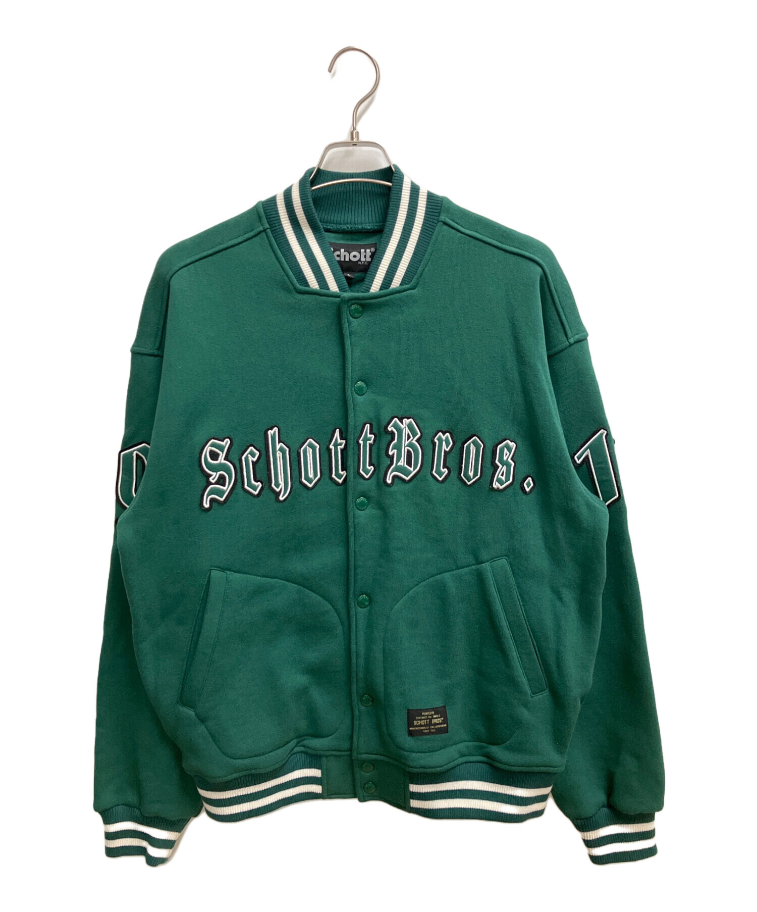 中古・古着通販】Schott (ショット) スタジャン グリーン サイズ:SIZE