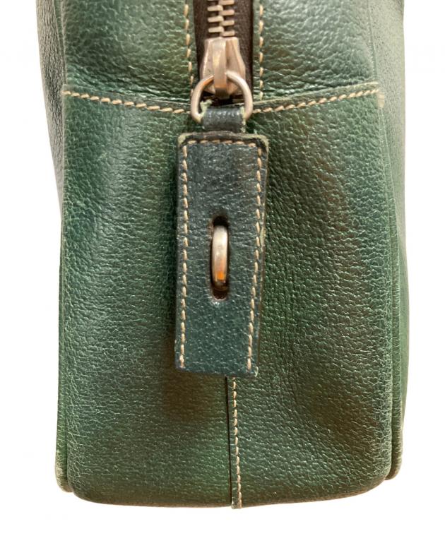 中古・古着通販】PRADA (プラダ) ブリーフケース グリーン｜ブランド