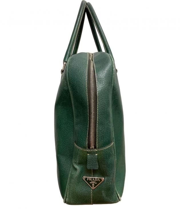 中古・古着通販】PRADA (プラダ) ブリーフケース グリーン｜ブランド