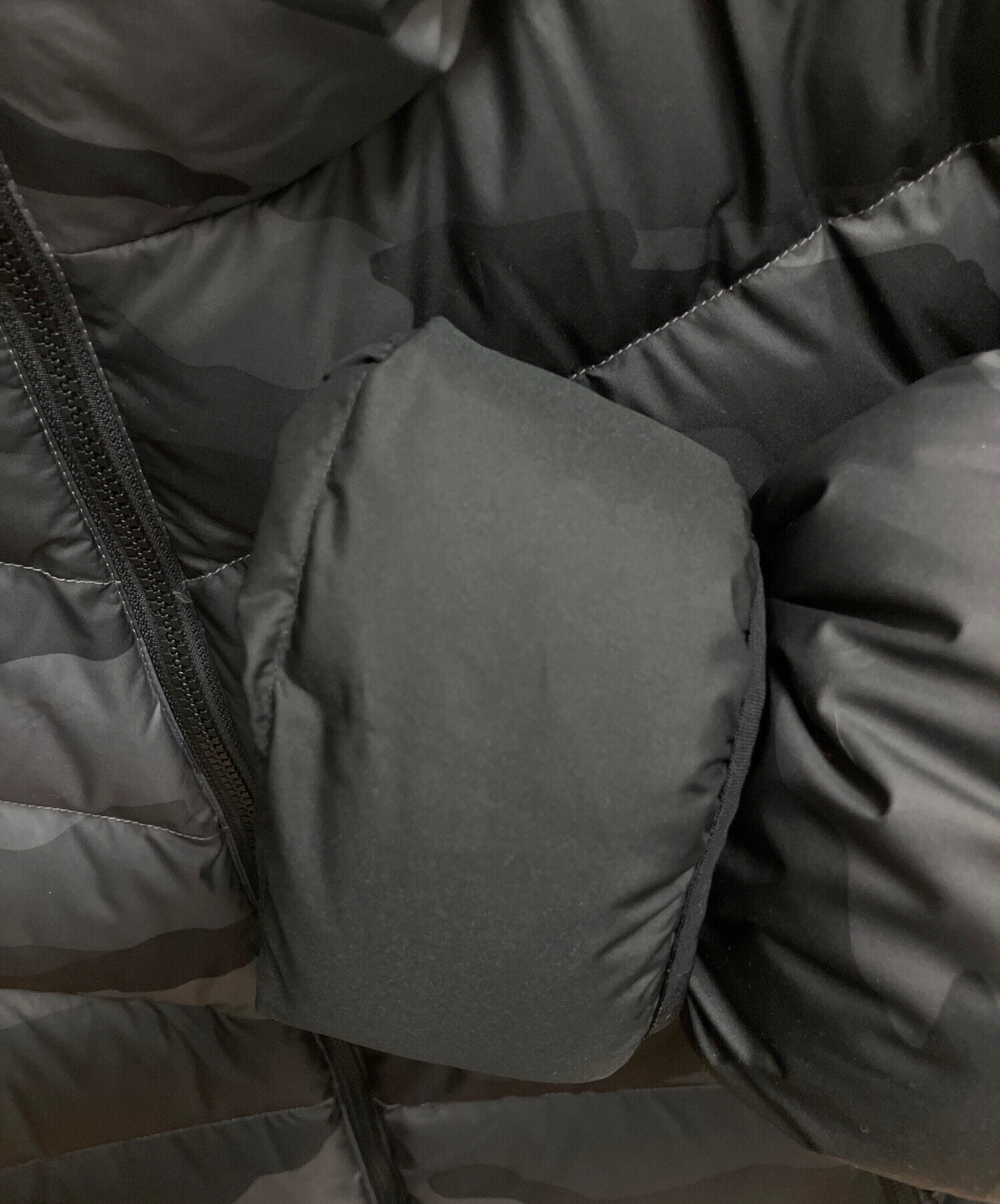 中古・古着通販】NIKE (ナイキ) ダウンジャケット グレー サイズ:SIZE