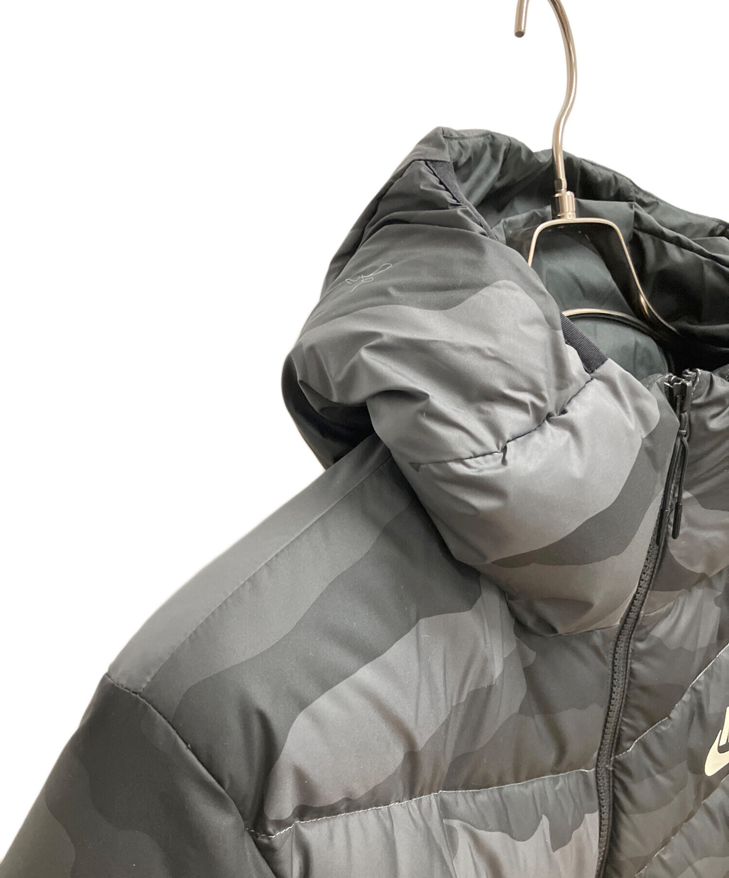 中古・古着通販】NIKE (ナイキ) ダウンジャケット グレー サイズ:SIZE