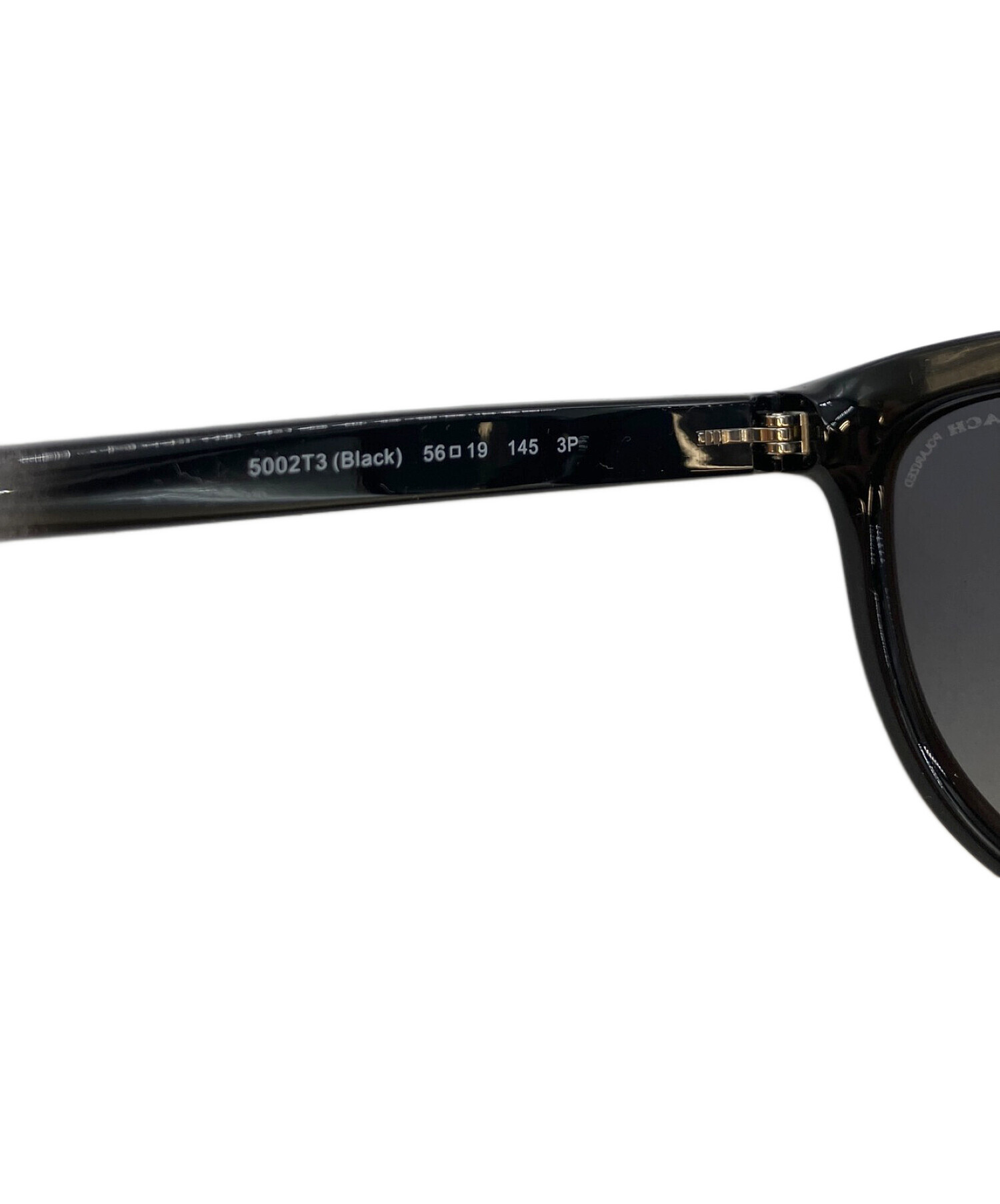 中古・古着通販】COACH (コーチ) サングラス ブラック サイズ:56⬜︎19