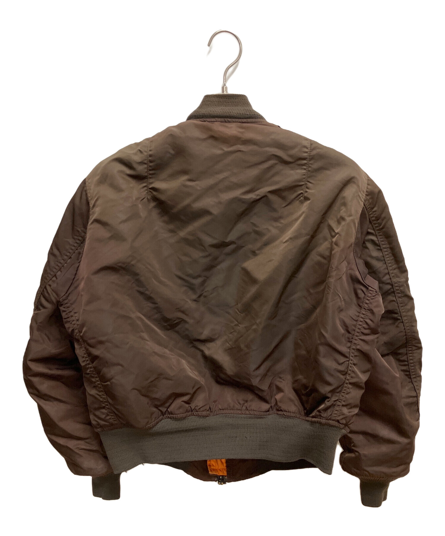 中古・古着通販】ALPHA (アルファ) MA-1ジャケット ブラウン サイズ