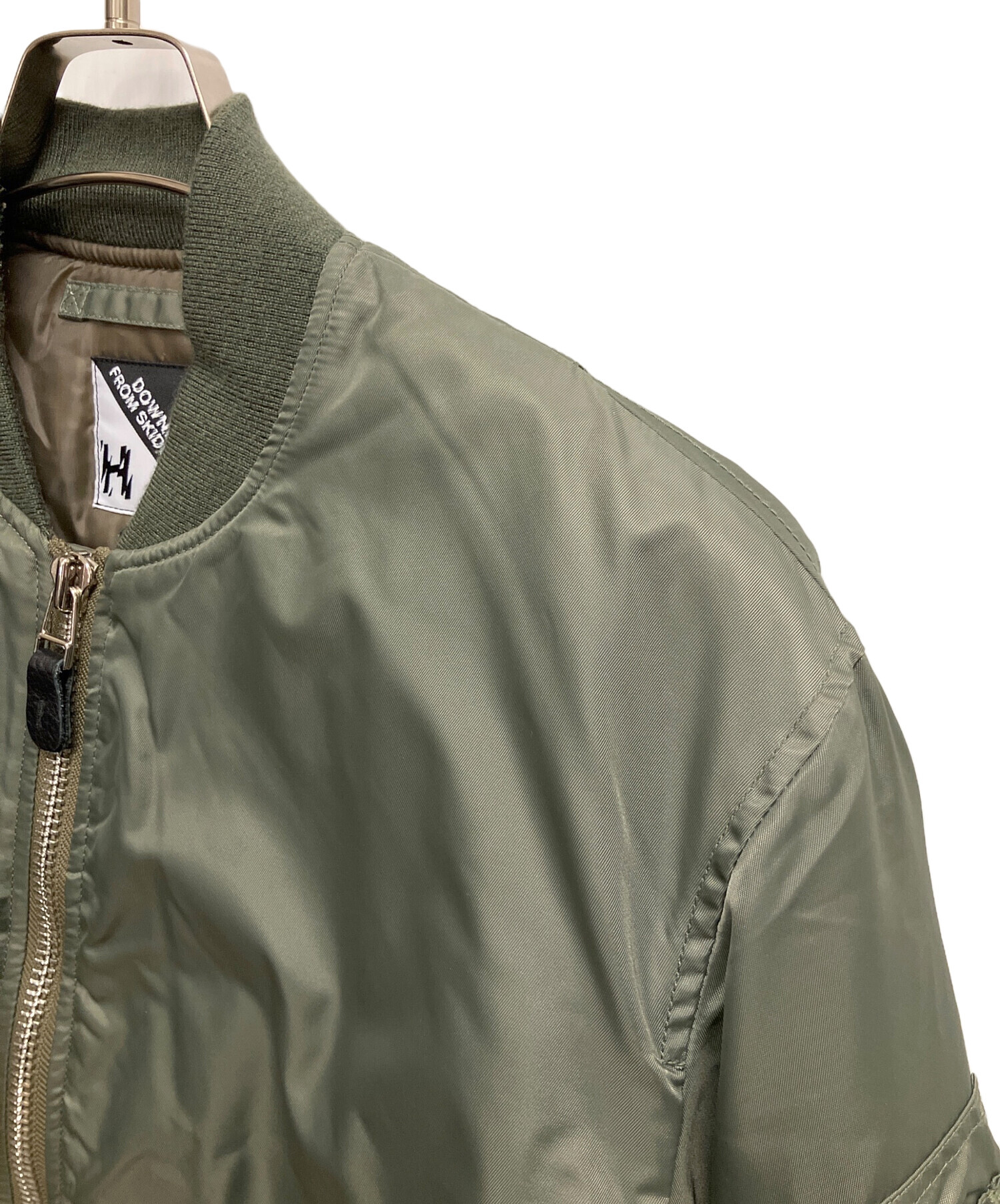 中古・古着通販】HUF (ハフ) MA-1ジャケット カーキ サイズ:SIZE M