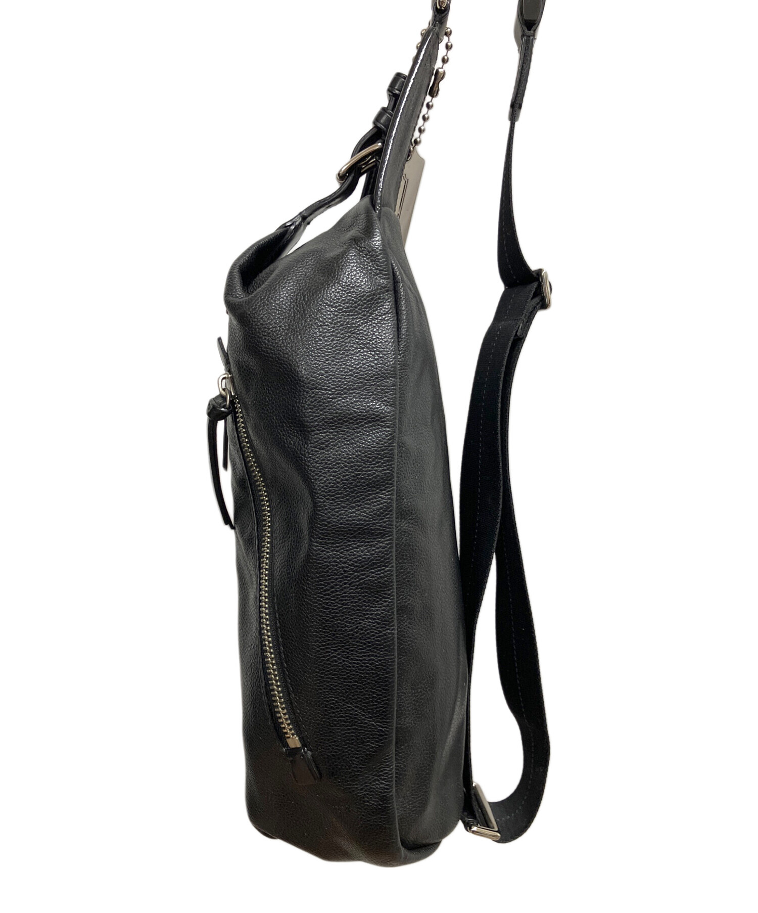 中古・古着通販】COACH (コーチ) トンプソン ボディバッグ ブラック