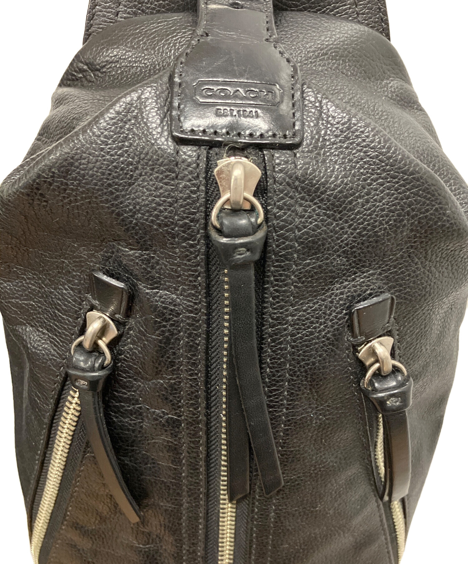 中古・古着通販】COACH (コーチ) トンプソン ボディバッグ ブラック