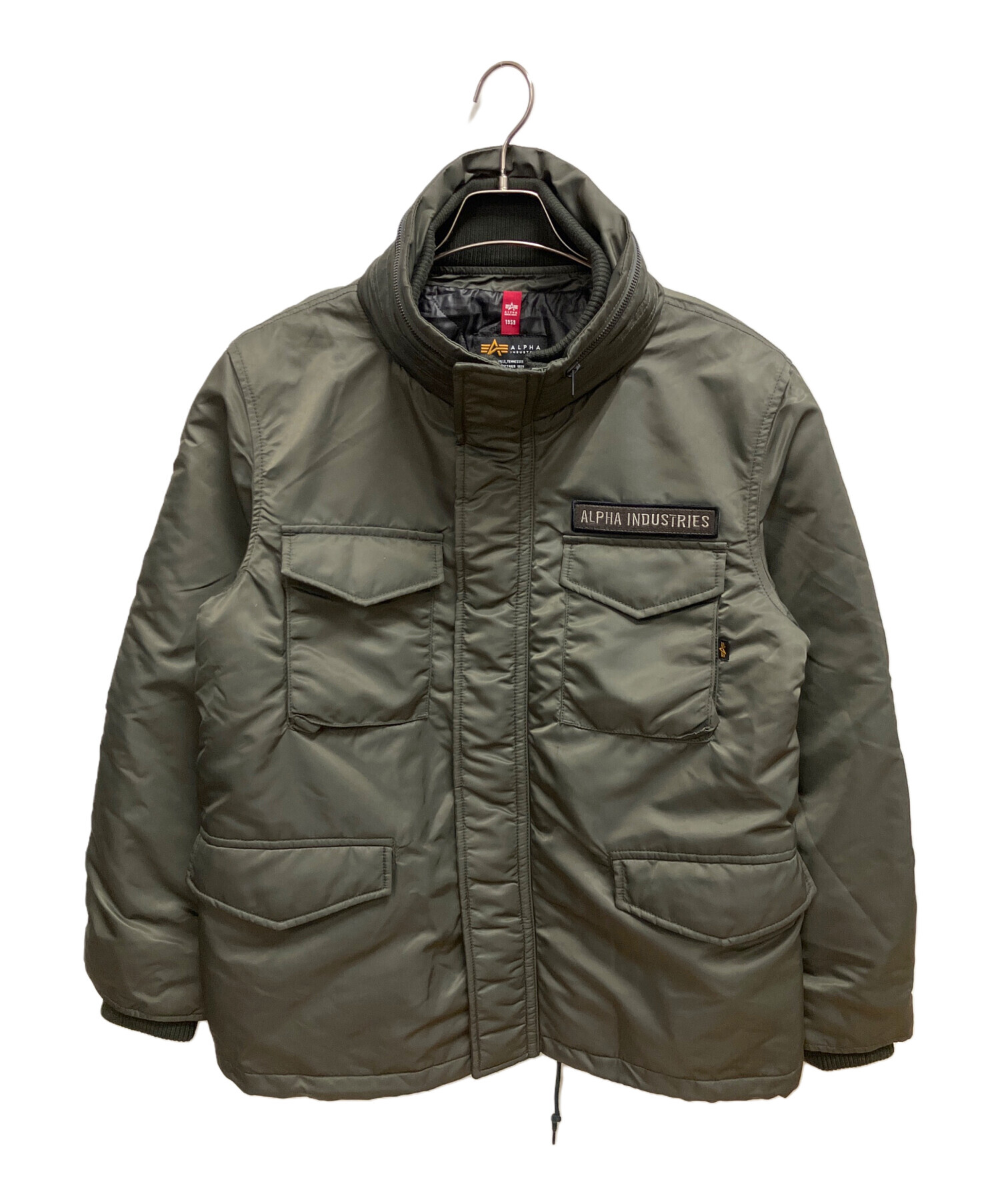 中古・古着通販】ALPHA (アルファ) ダウンジャケット カーキ サイズ