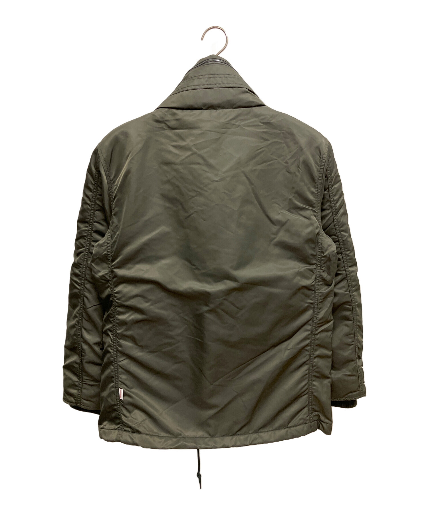 ALPHA ダウンジャケット 中古・古着通販】ALPHA (アルファ) ダウンジャケット カーキ サイズ