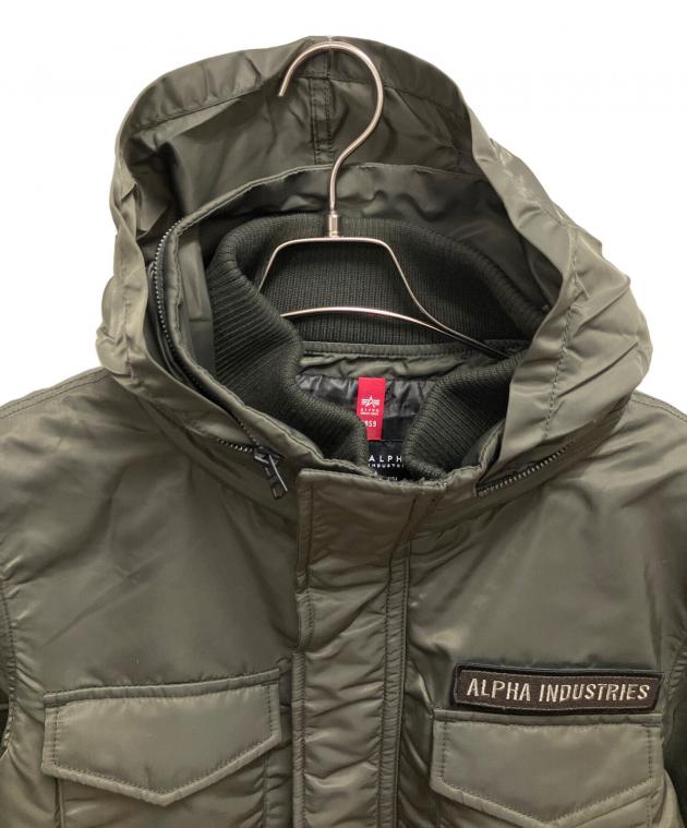 中古・古着通販】ALPHA (アルファ) ダウンジャケット カーキ サイズ