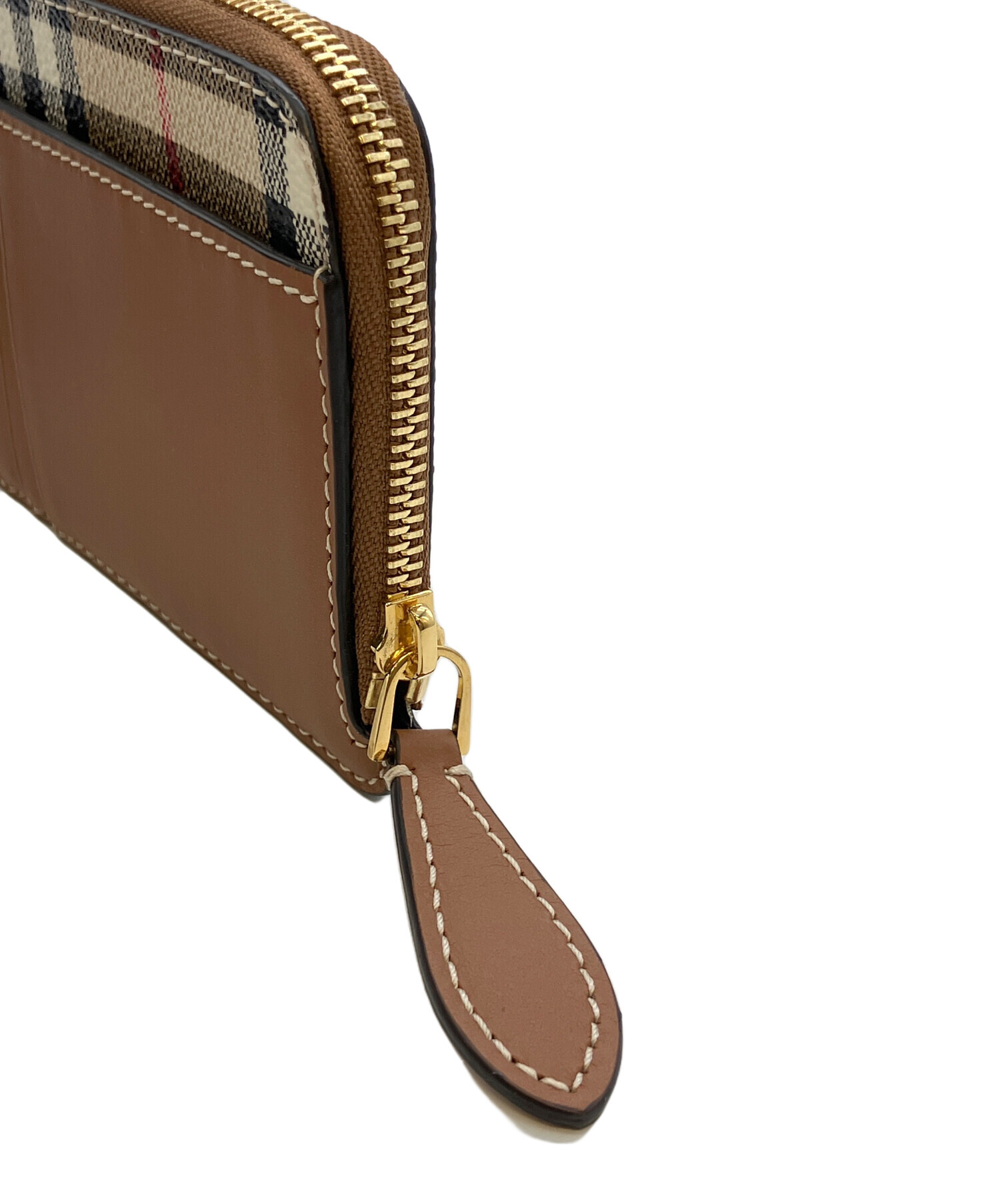 中古・古着通販】BURBERRY (バーバリー) カードケース ベージュ