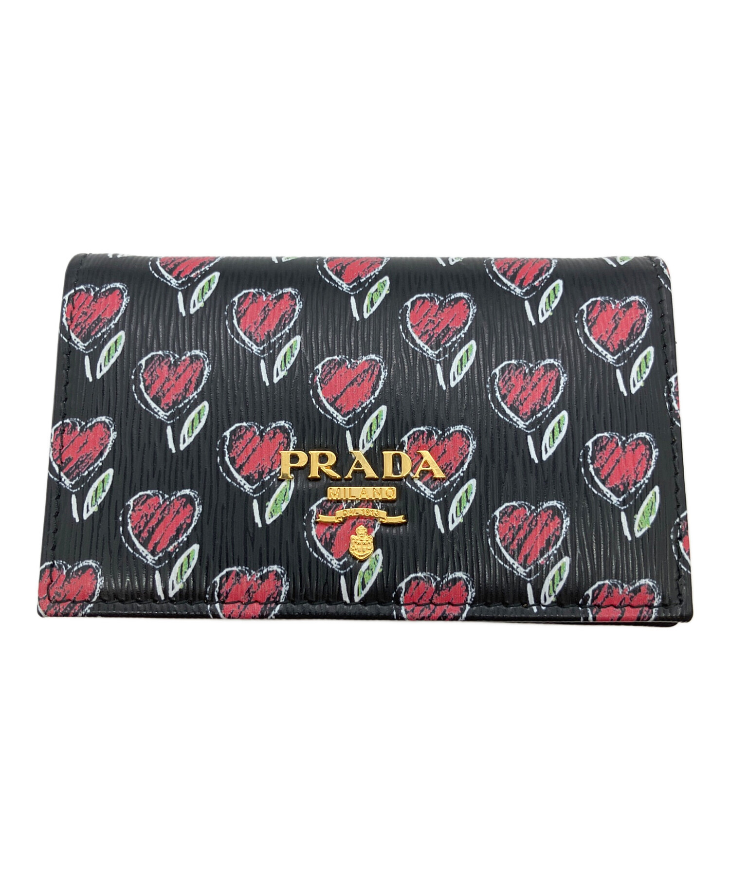 希少✩新品未使用　PRADA カモフラージュ柄 名刺入れ 中古・古着通販】PRADA (プラダ) 名刺入れ カードケース グリーン