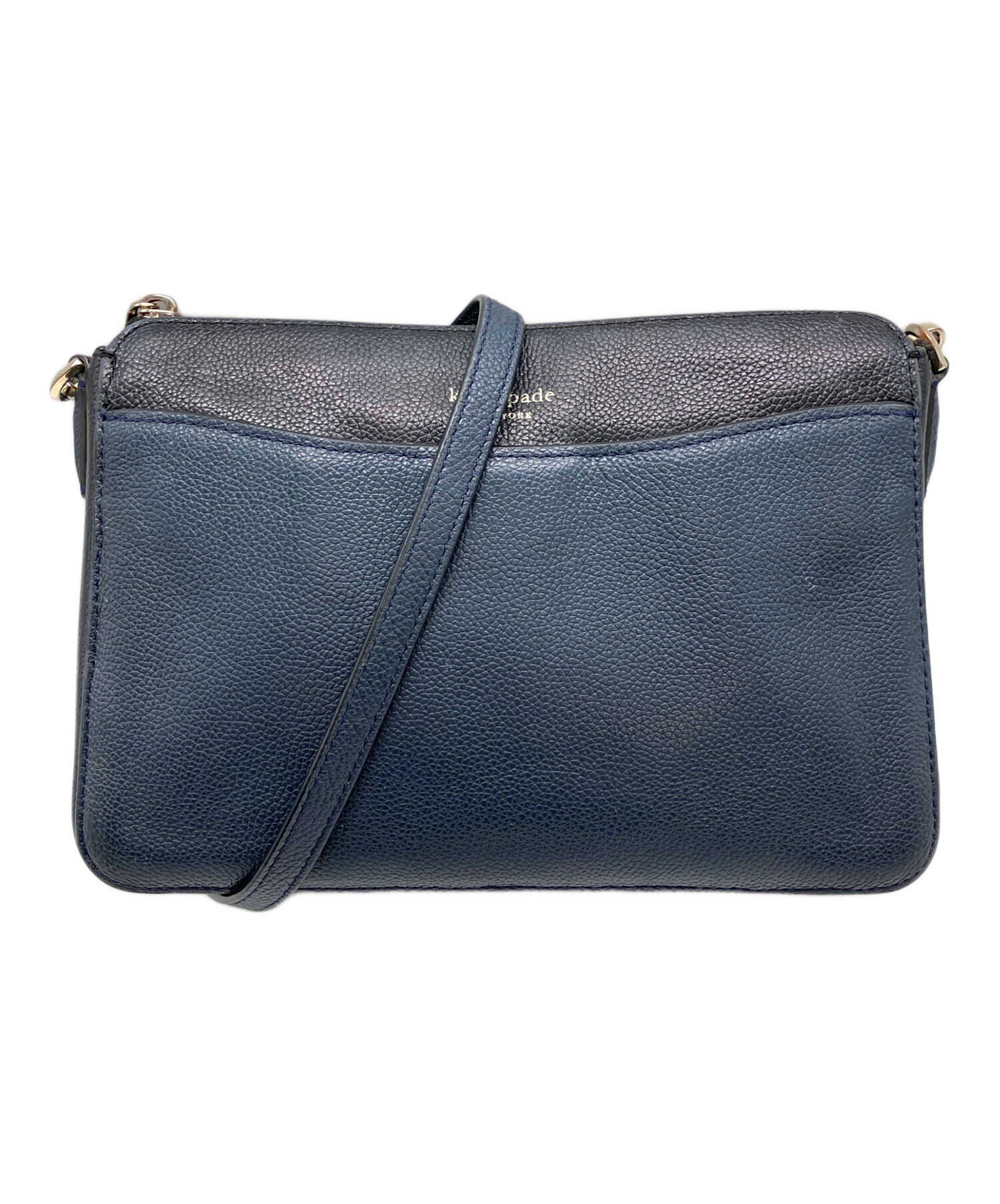 ケイトスペード*kate spade*ショルダーバッグ*ネイビー紺 中古・古着通販】Kate Spade (ケイトスペード) ショルダーバッグ