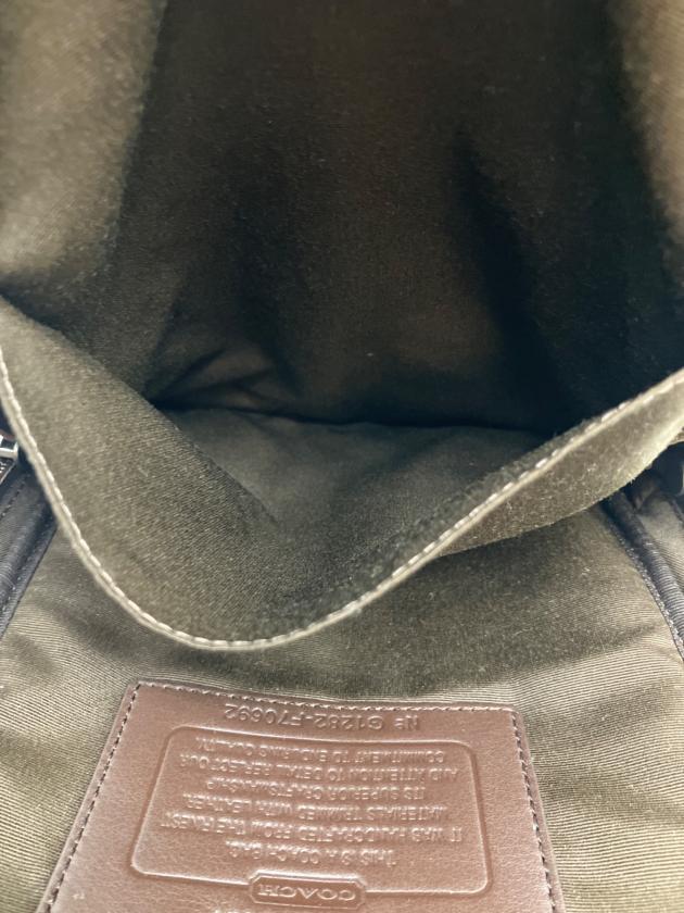 COACH コーチ　ボディバッグ【未使用品】 中古・古着通販】COACH (コーチ) ボディバッグ グリーン×ブラウン