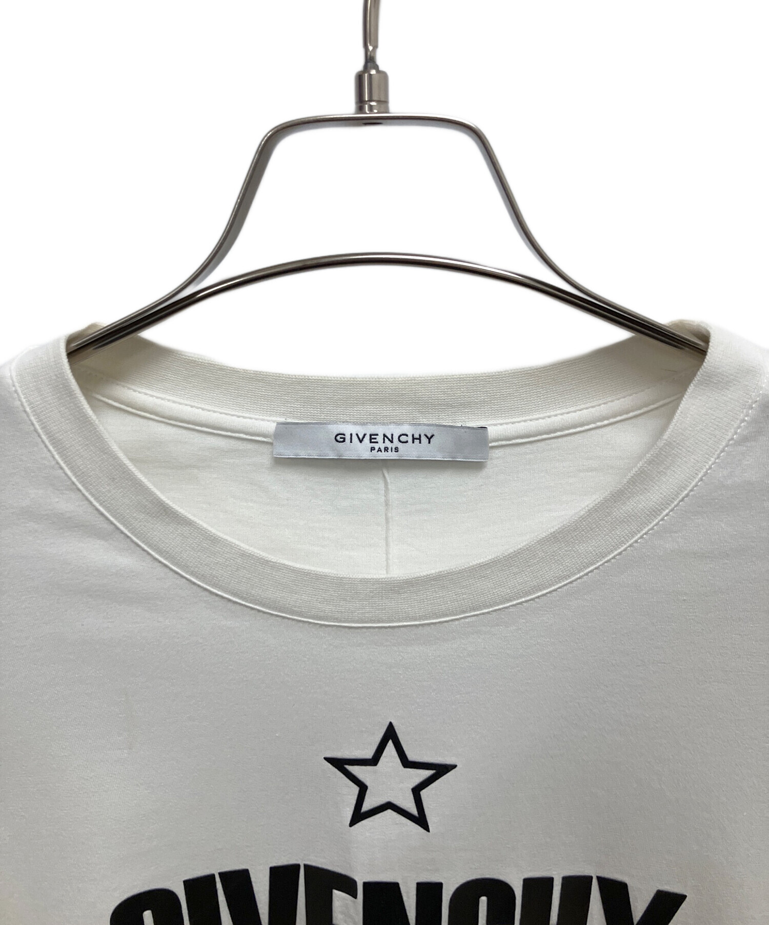 GIVENCHY ジバンシー XS スターパッチ ナンバリング Tシャツ GIVENCHY』ジバンシー (XS) スターパッチナンバリングTシャツ