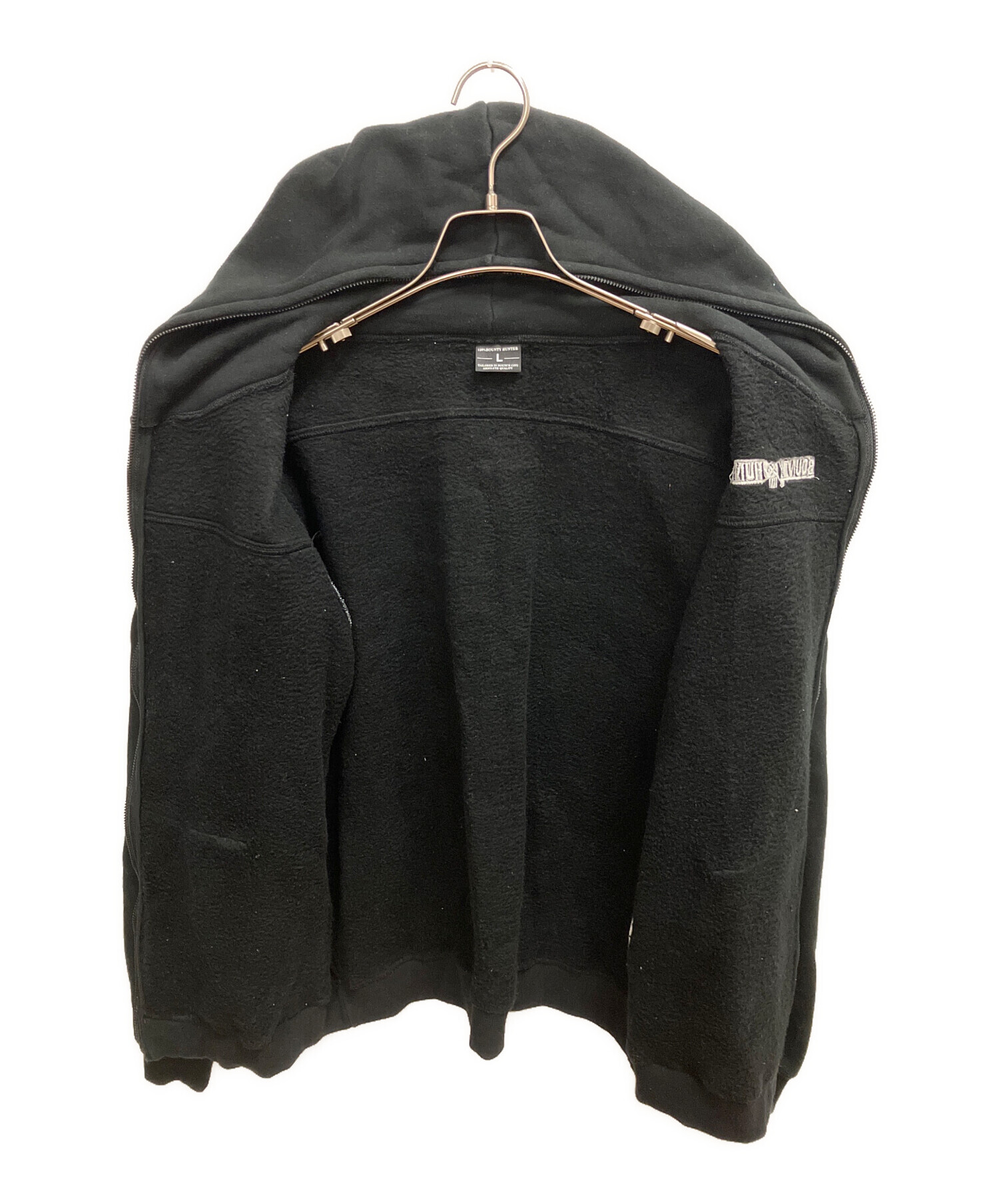 Bounty Hunter フルジップパーカー 黒 Bounty Hunter フルジップパーカー 黒 HIDE AND SEEK - HS×BH ZIP