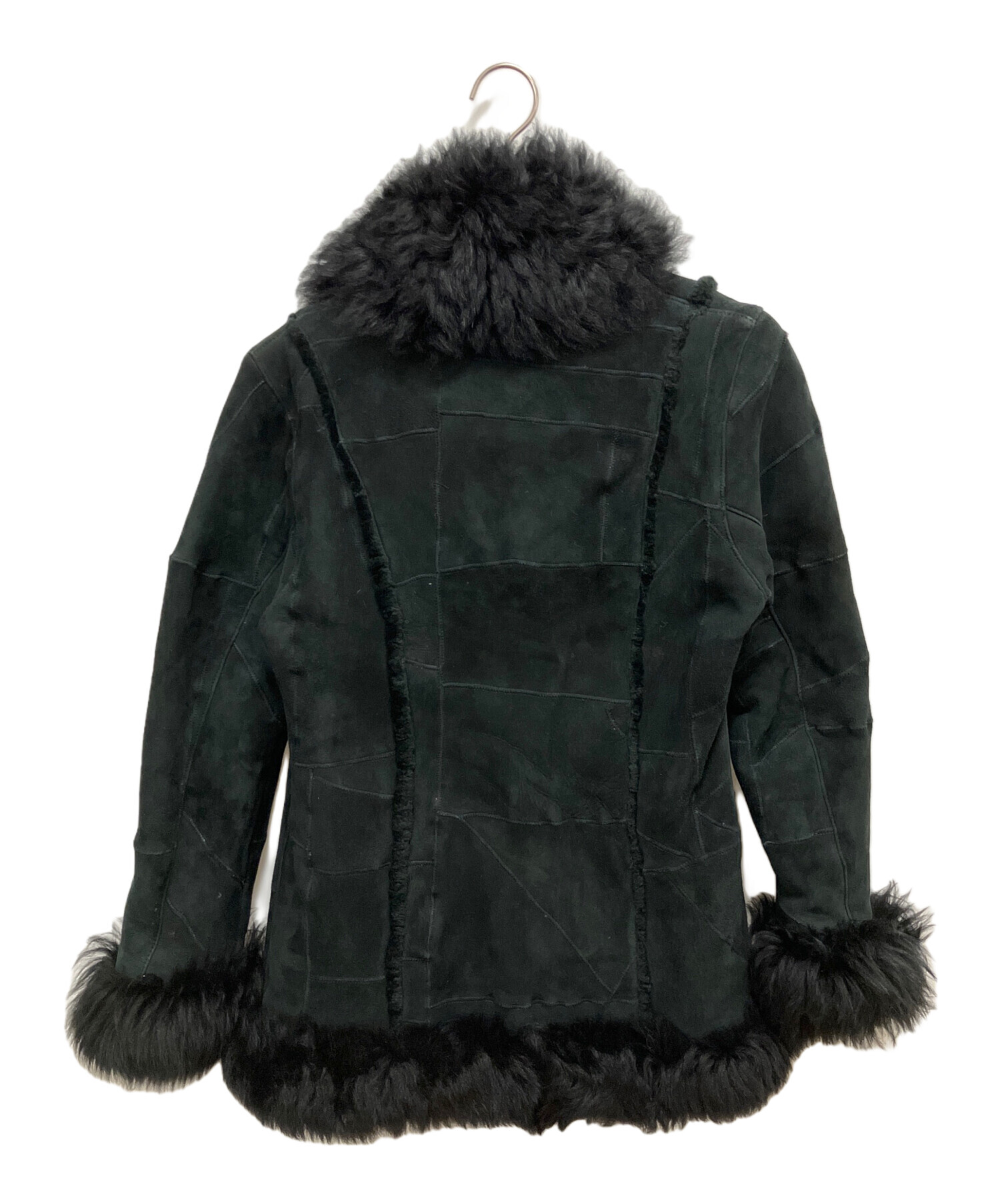 【超希少】GUCCI グッチ　ムートンジャケット 中古・古着通販】GUCCI (グッチ) ムートンジャケット ブラック サイズ