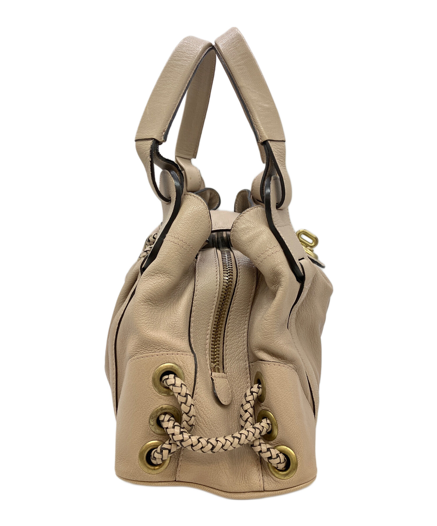 中古・古着通販】MULBERRY (マルベリー) トートバッグ ベージュ