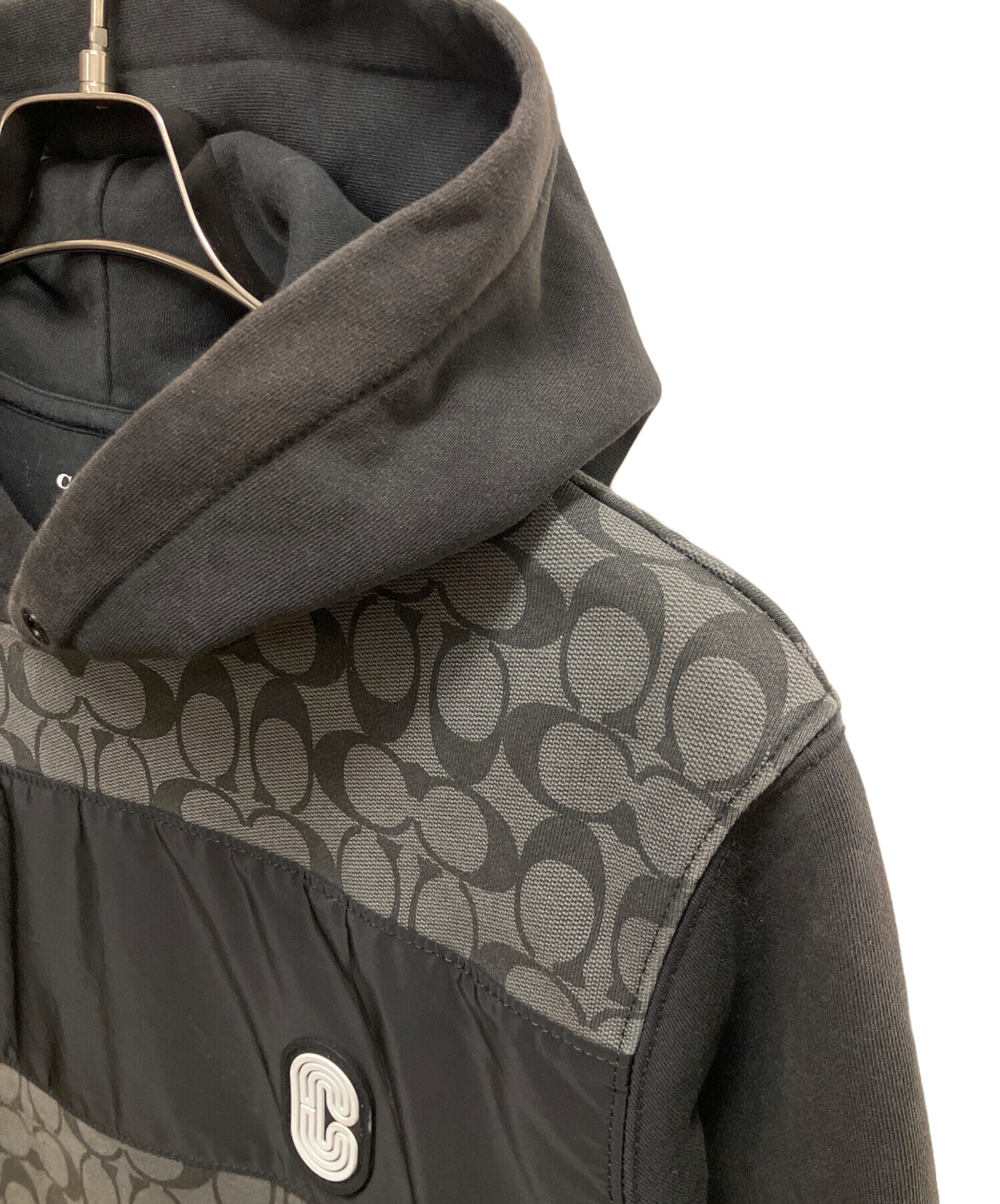 中古・古着通販】COACH (コーチ) パーカー ブラック サイズ:SIZE S