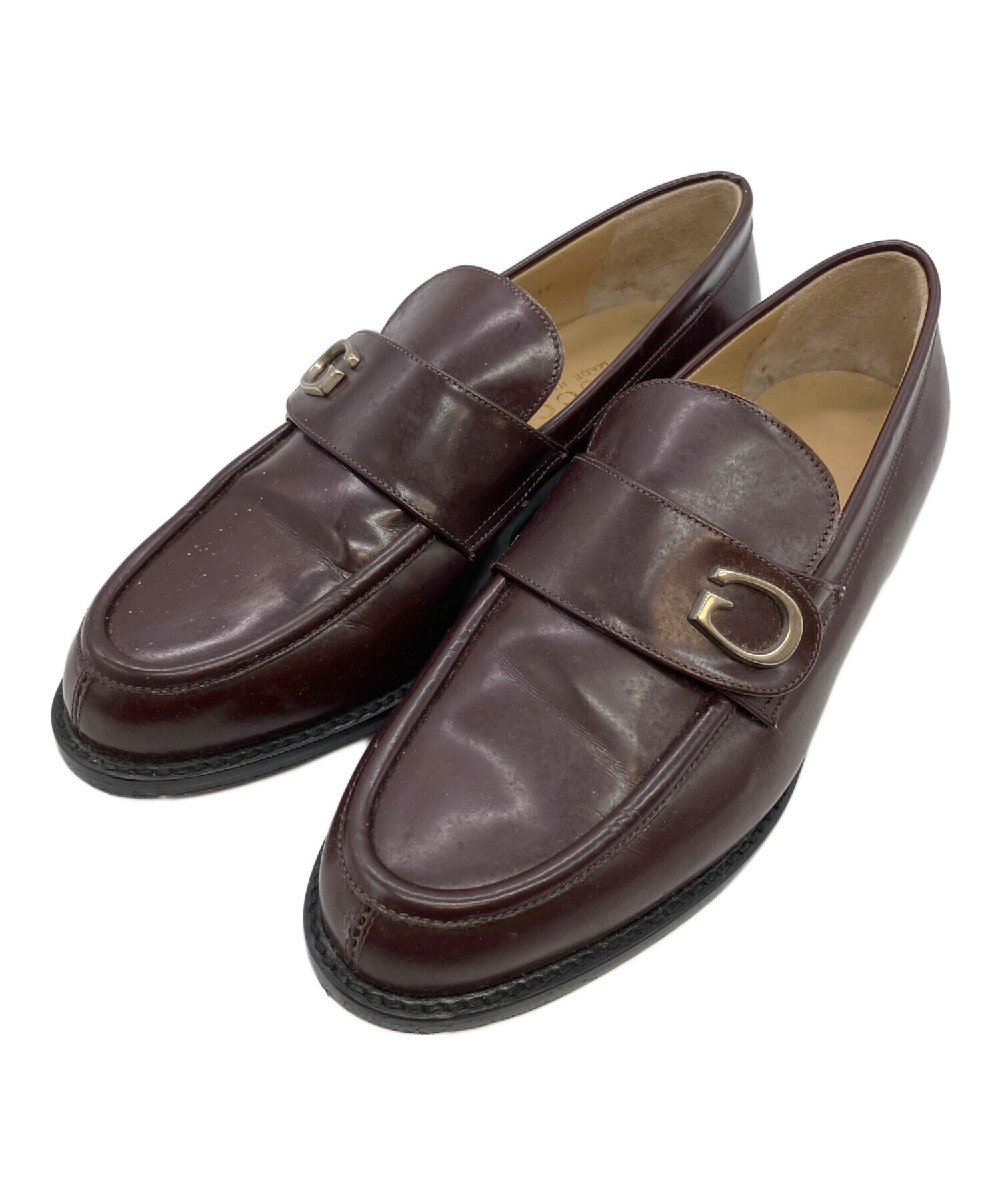 中古・古着通販】GUCCI (グッチ) ローファー ブラウン サイズ:SIZE 36