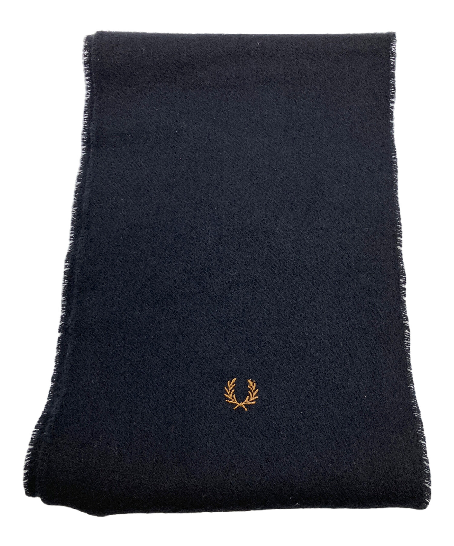 中古・古着通販】FRED PERRY (フレッドペリー) マフラー ブラック 未