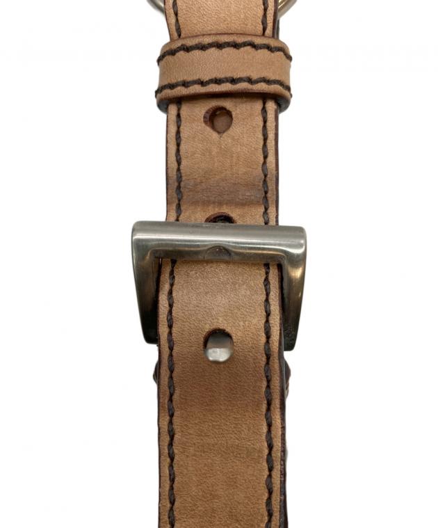 【美品】PRADAブラウンレザーワンショルダーストラップ♡ 中古・古着通販】PRADA (プラダ) ワンショルダーバッグ ブラック