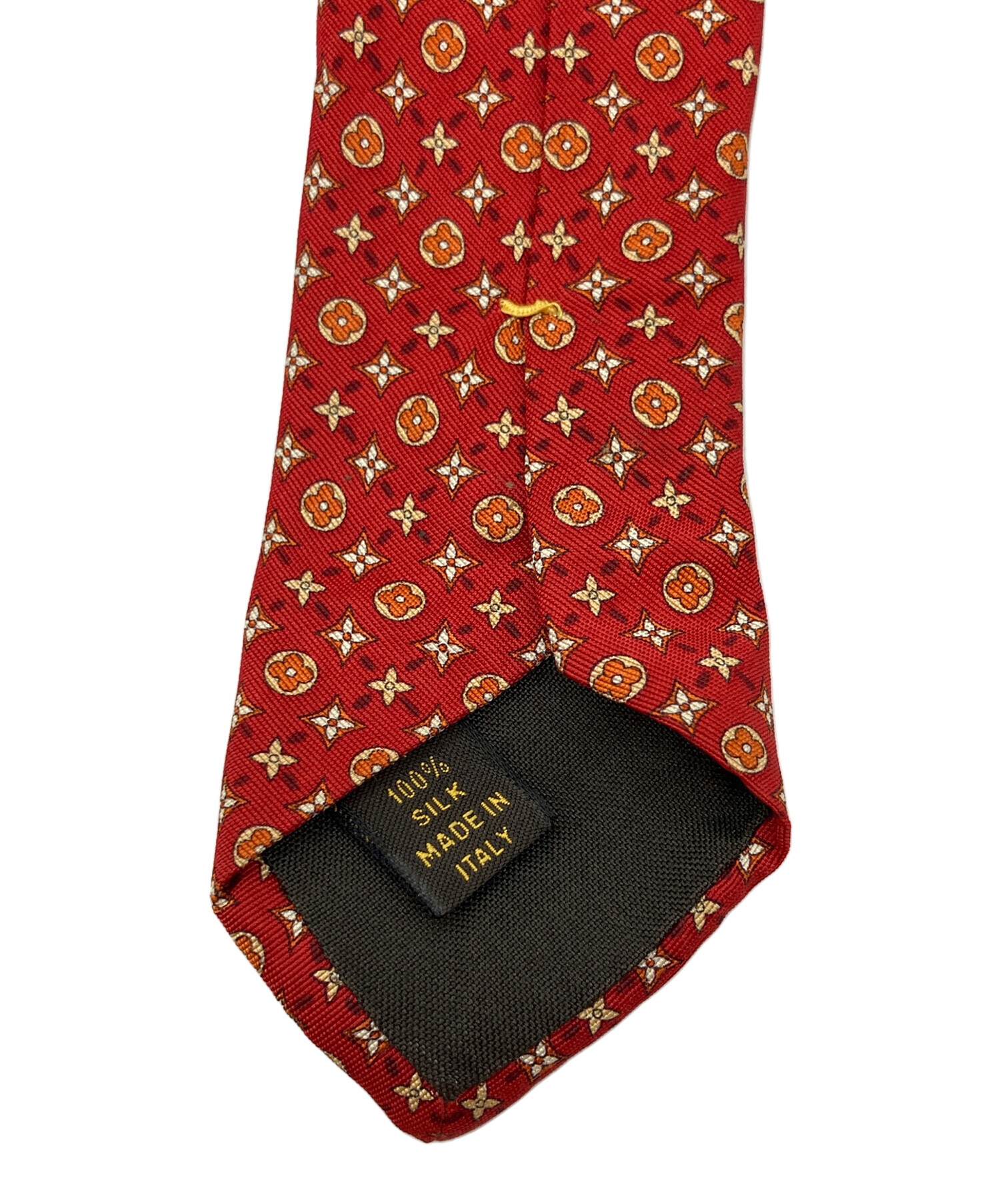 LOUIS VUITTON ルイヴィトン ダークレッド ネクタイ 箱付き 中古・古着通販】LOUIS VUITTON (ルイ ヴィトン) ネクタイ レッド