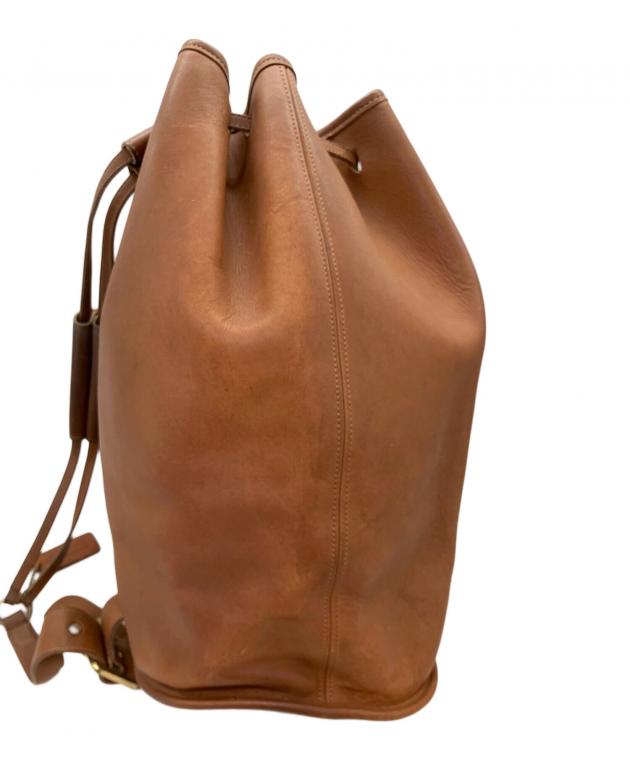 中古・古着通販】COACH (コーチ) 巾着ショルダーバッグ ブラウン