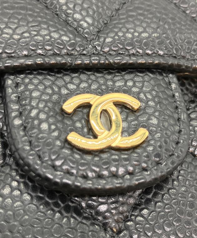 中古・古着通販】CHANEL (シャネル) マトラッセ 3つ折り財布 ブラック