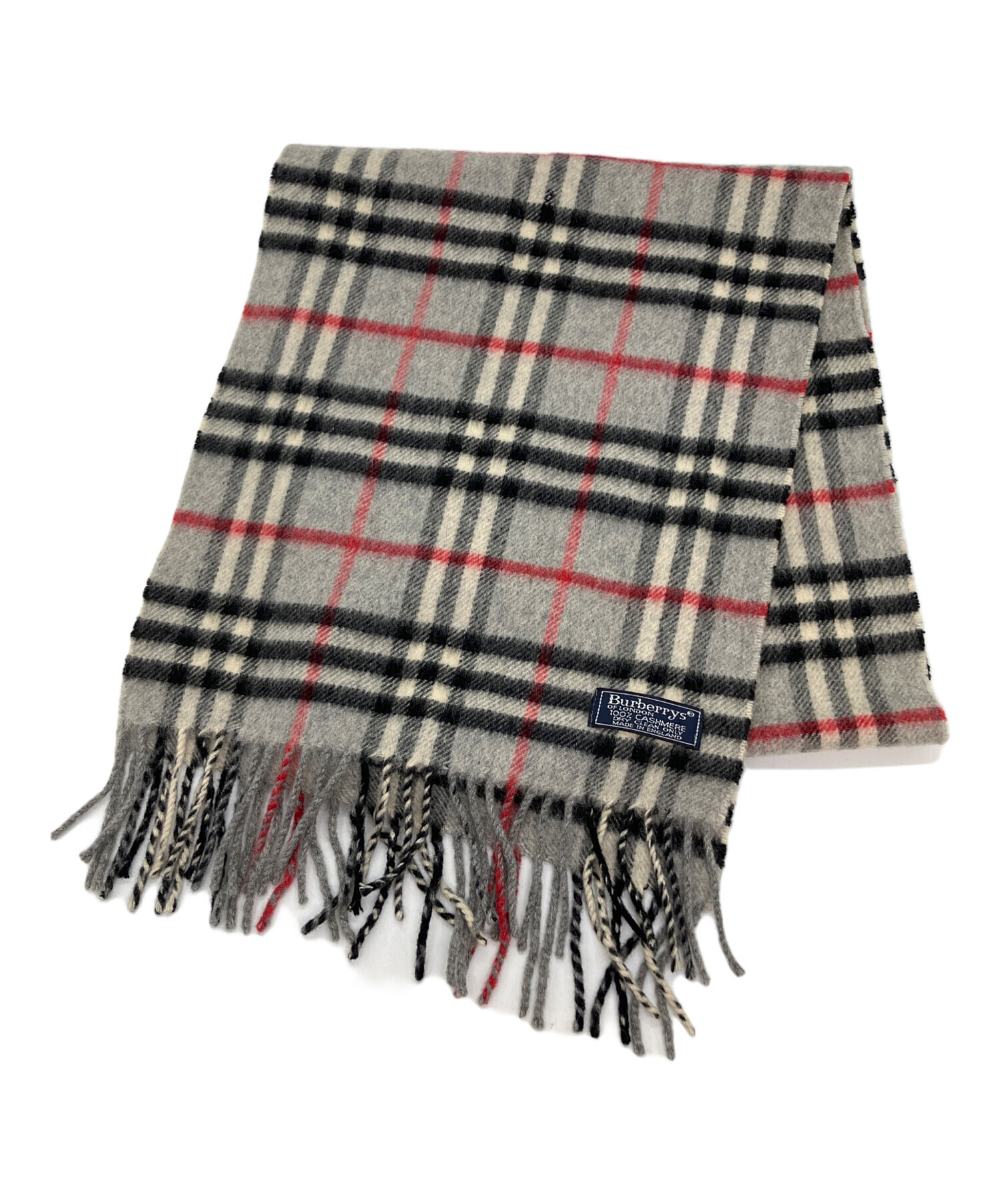 中古・古着通販】Burberry's (バーバリーズ) マフラー グレー