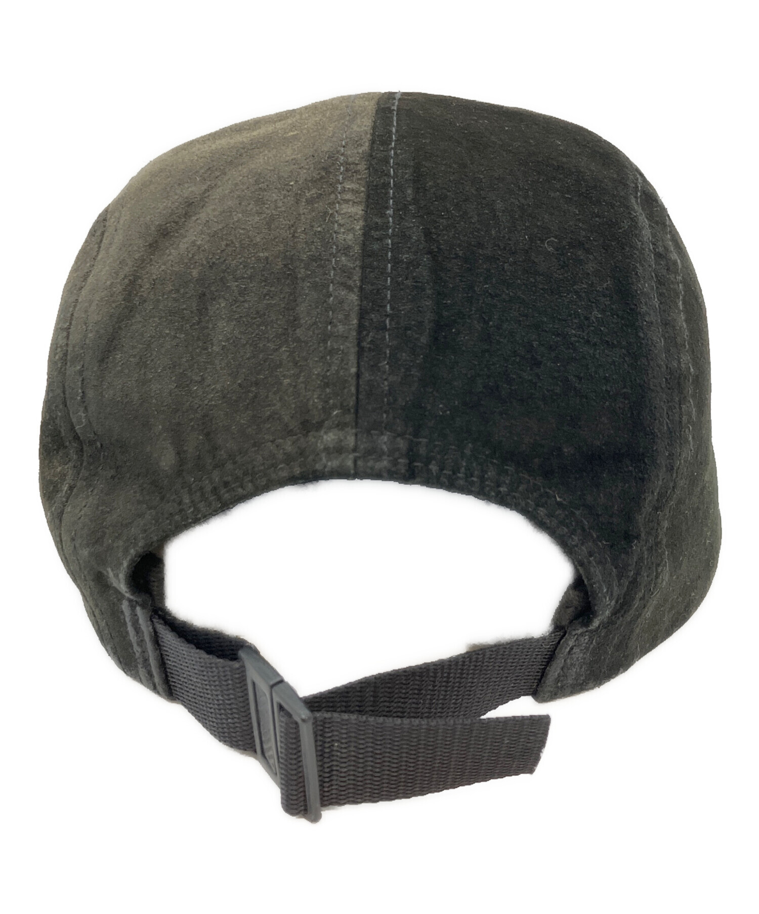 中古・古着通販】SUPREME (シュプリーム) SUEDE CAMP CAP ブラック