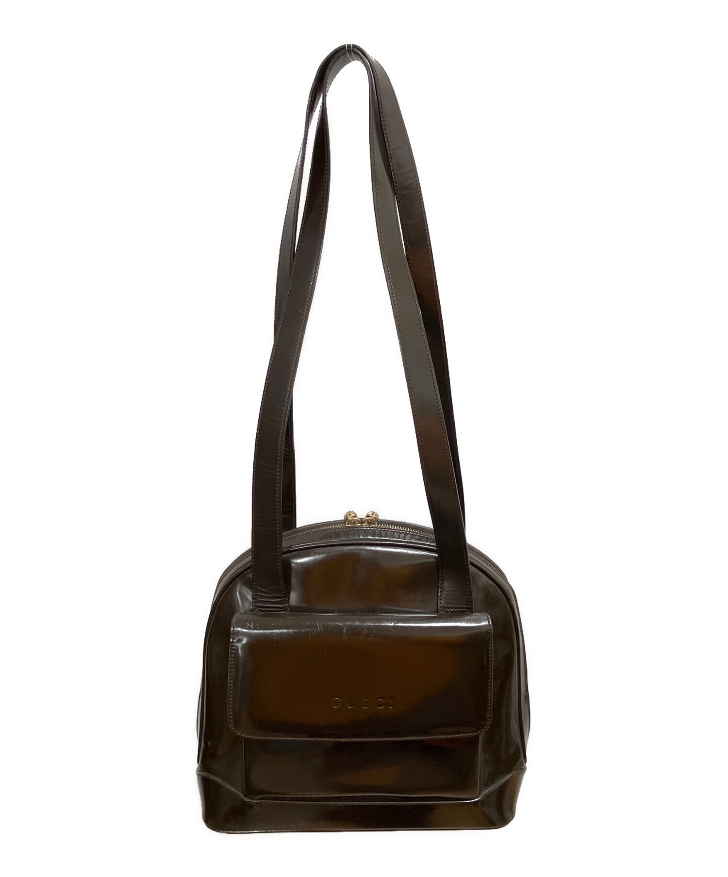 中古・古着通販】GUCCI (グッチ) OLD GUCCI バンブーショルダーバッグ