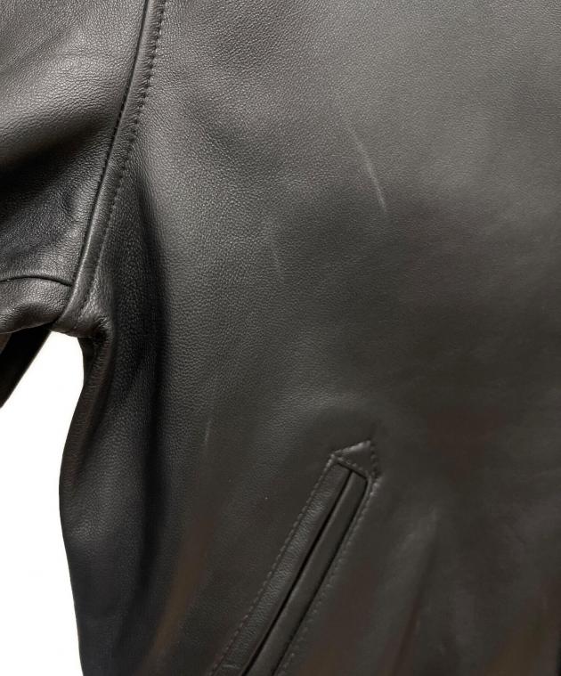 中古・古着通販】skookum (スクーカム) レザースタジャン ブラック