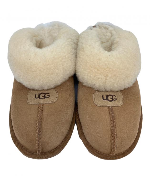 中古・古着通販】UGG (アグ) コケット ムートンスリッパ ブラウン