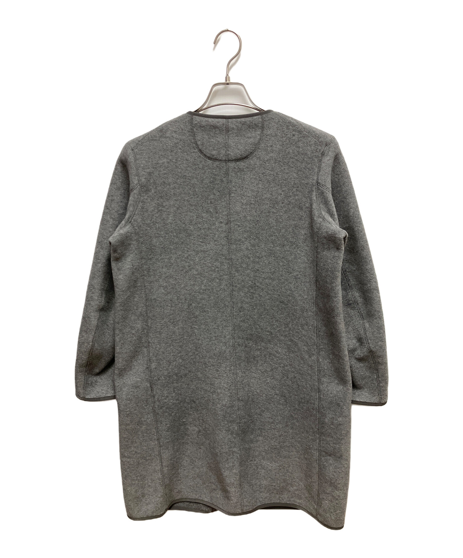中古・古着通販】DANTON (ダントン) ノーカラーコート グレー サイズ