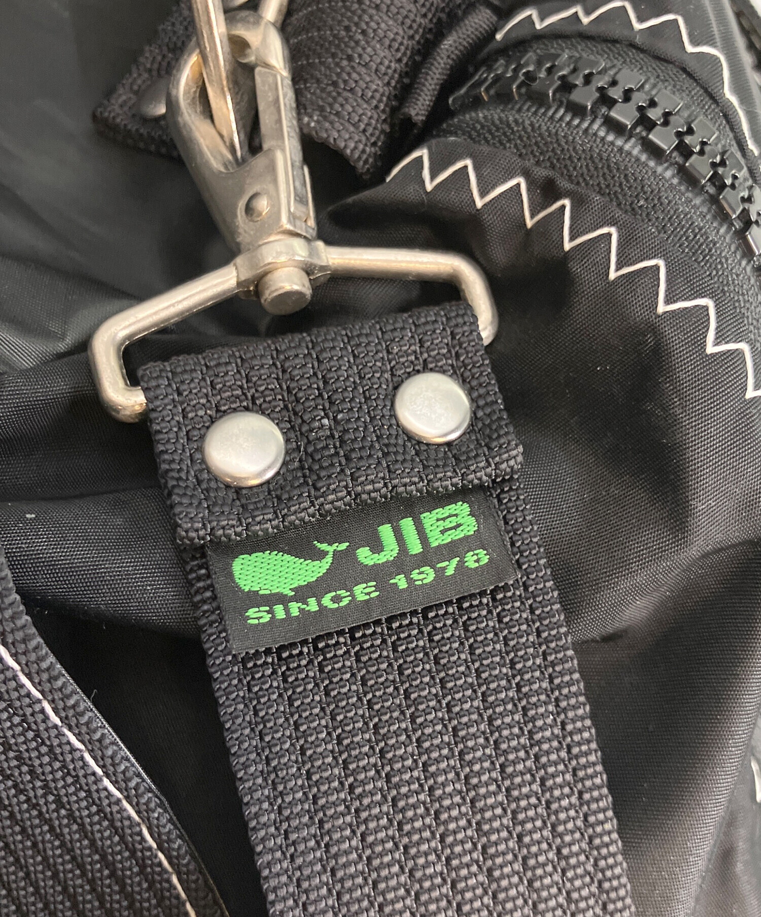 中古・古着通販】JIB (ジブ) Border Duffle Bag ブラック｜ブランド